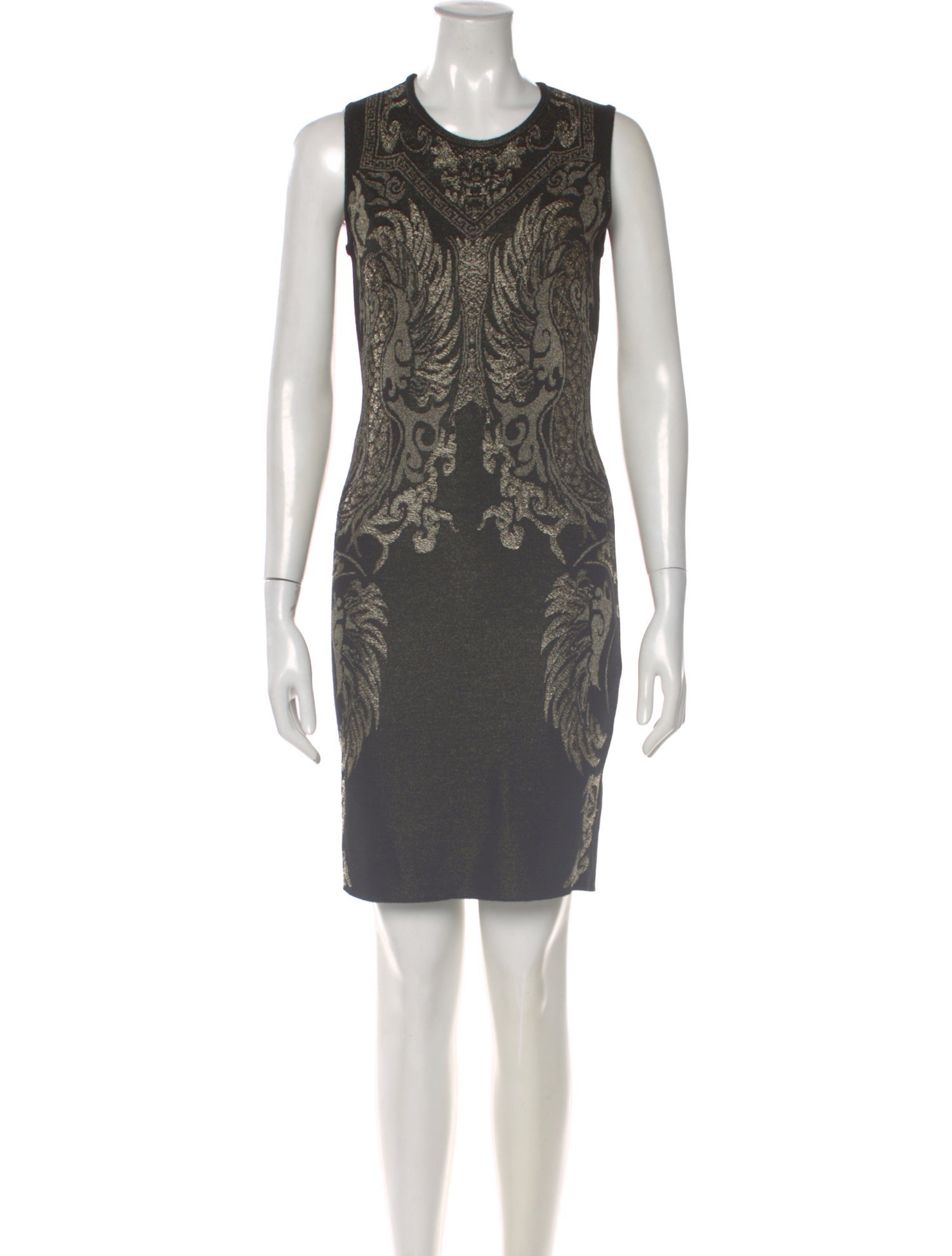 Roberto Cavalli Wool Mini Dress