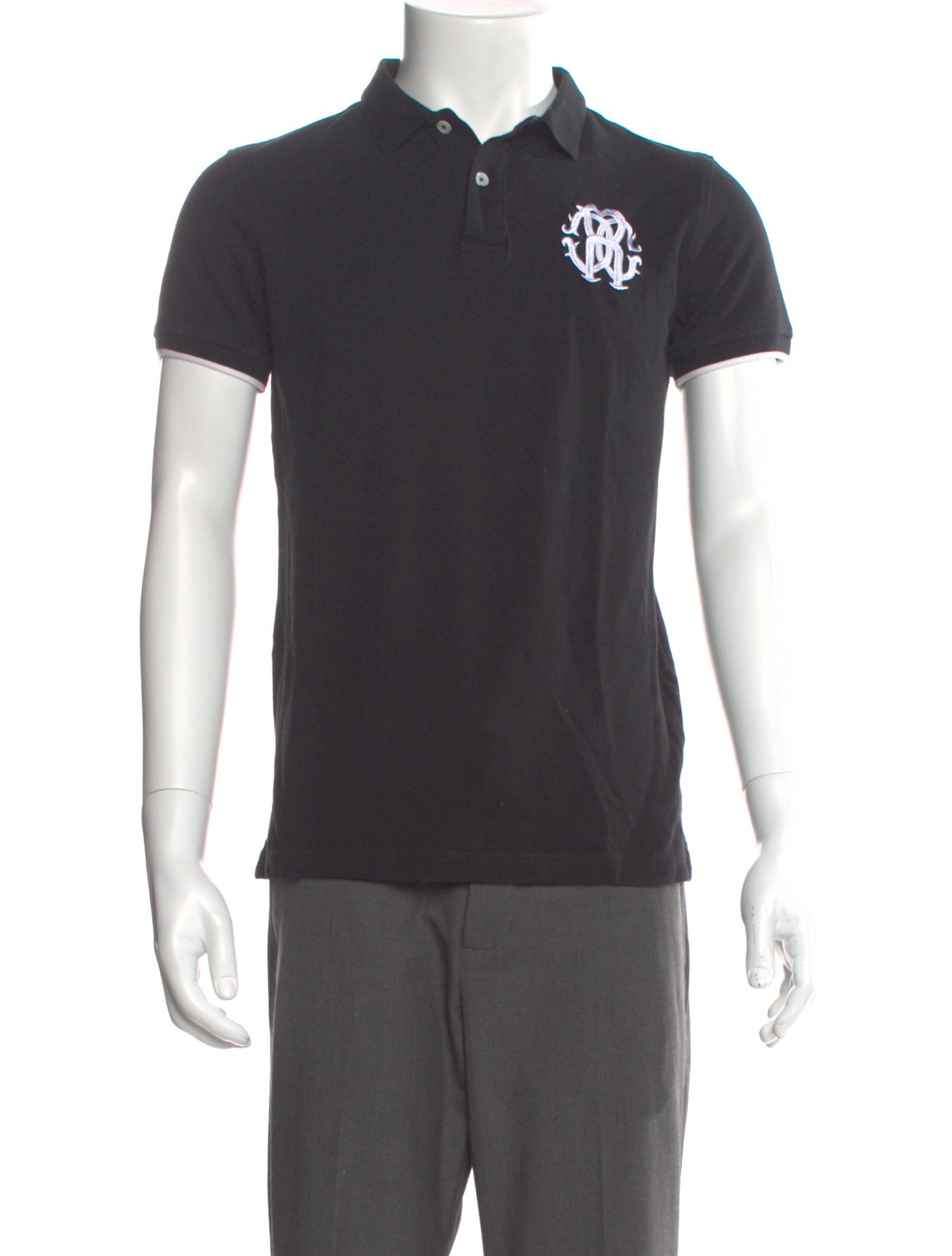 Roberto Cavalli Graphic Print Short Sleeve Shirt