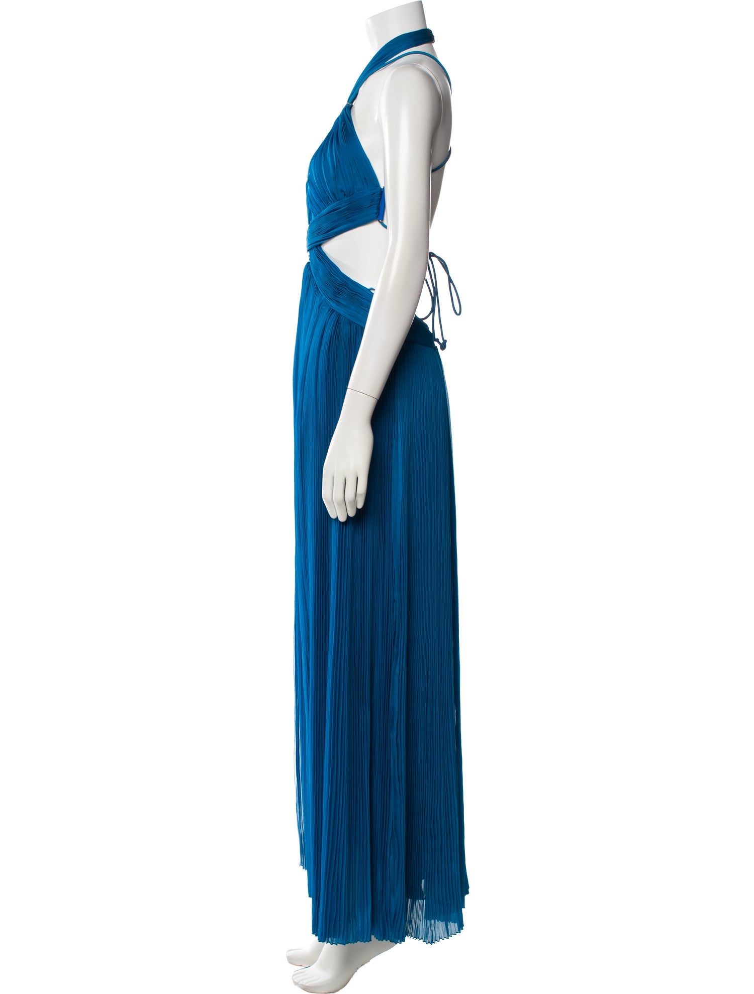 chinese dress ladies Roberto Cavalli Silk Cheetah Halter Dress – Treasures of NYC main image 0