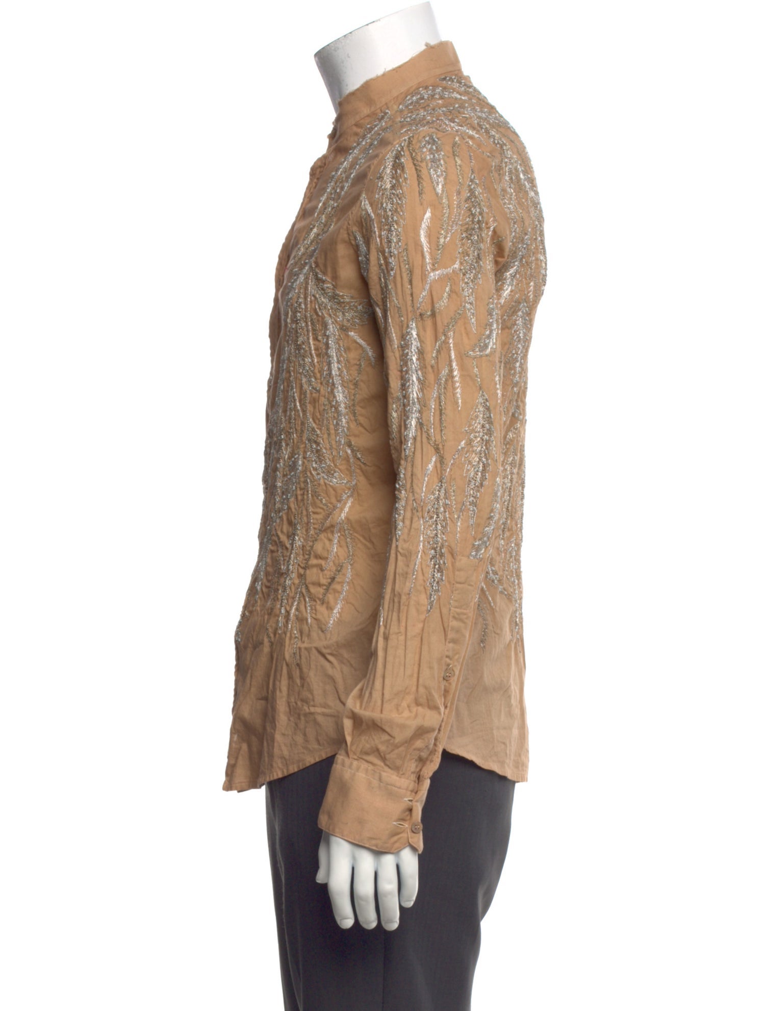 Roberto Cavalli Printed Long Sleeve Shirt