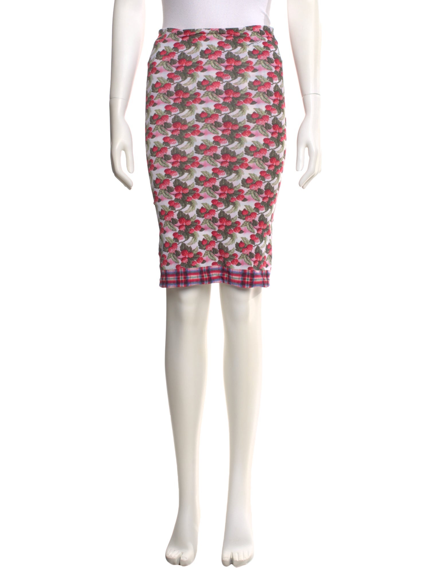 Roberto Cavalli Floral Print Knee-Length Skirt