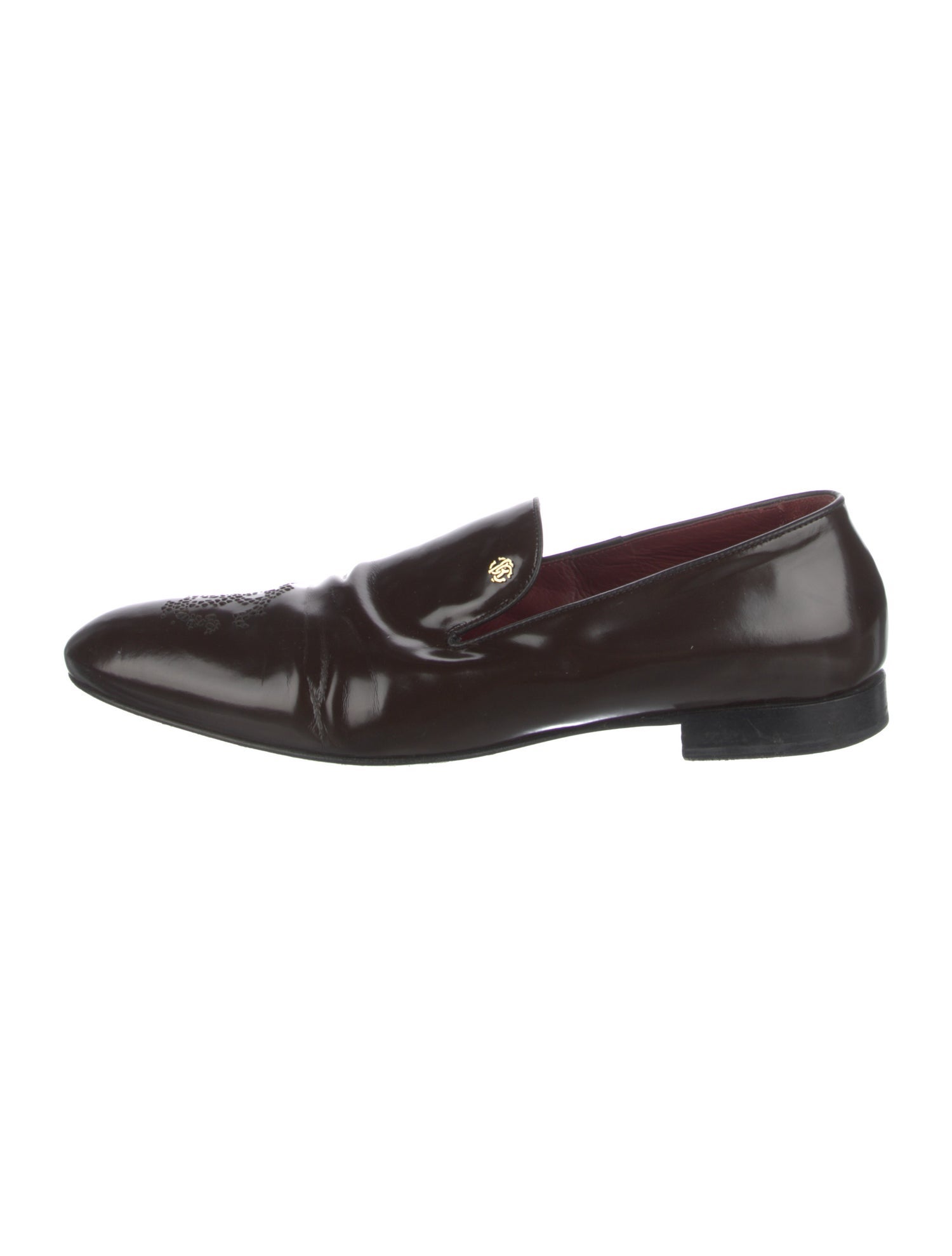 Roberto Cavalli Patent Leather Dress Loafers