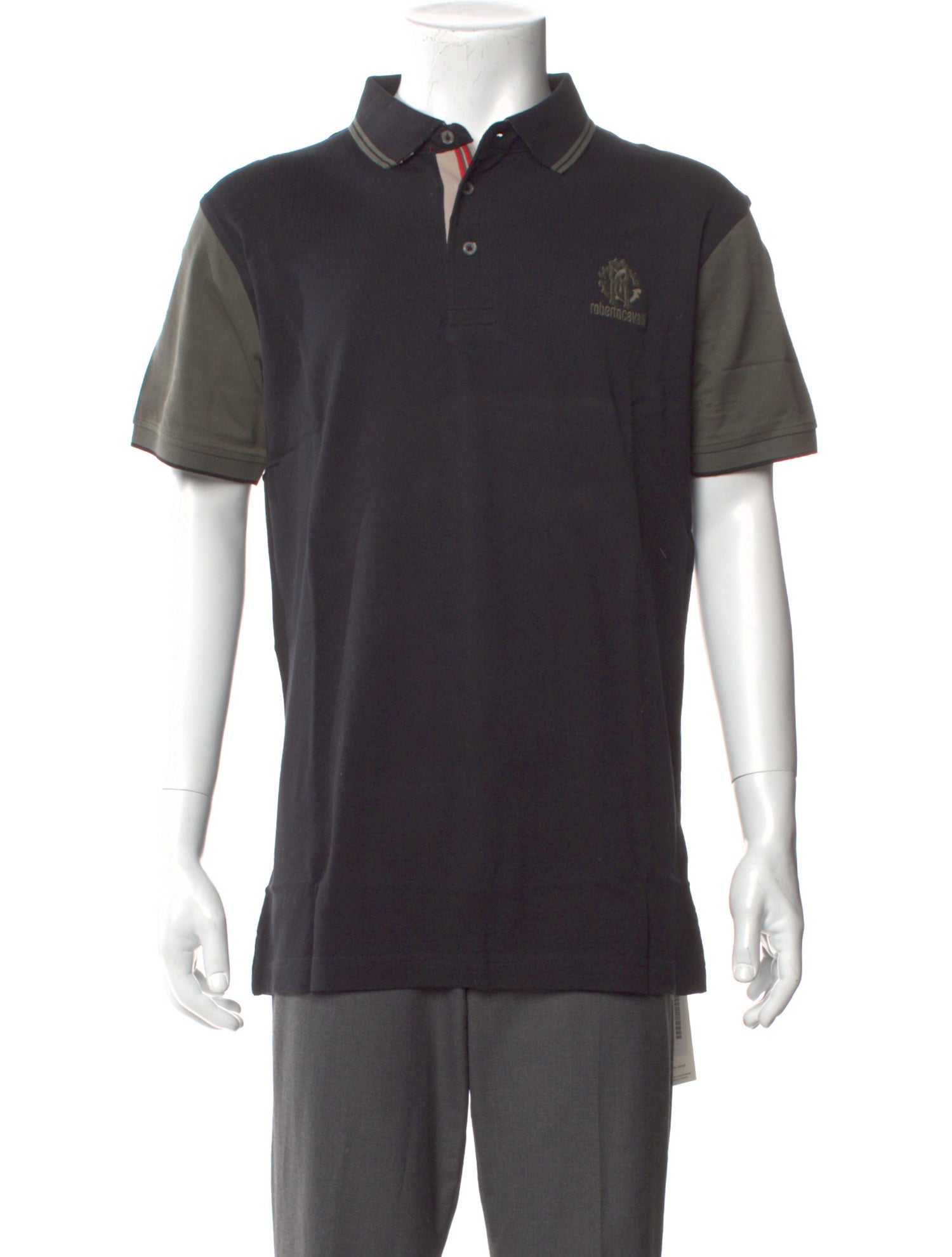 Roberto Cavalli Crew Neck Short Sleeve Polo Shirt