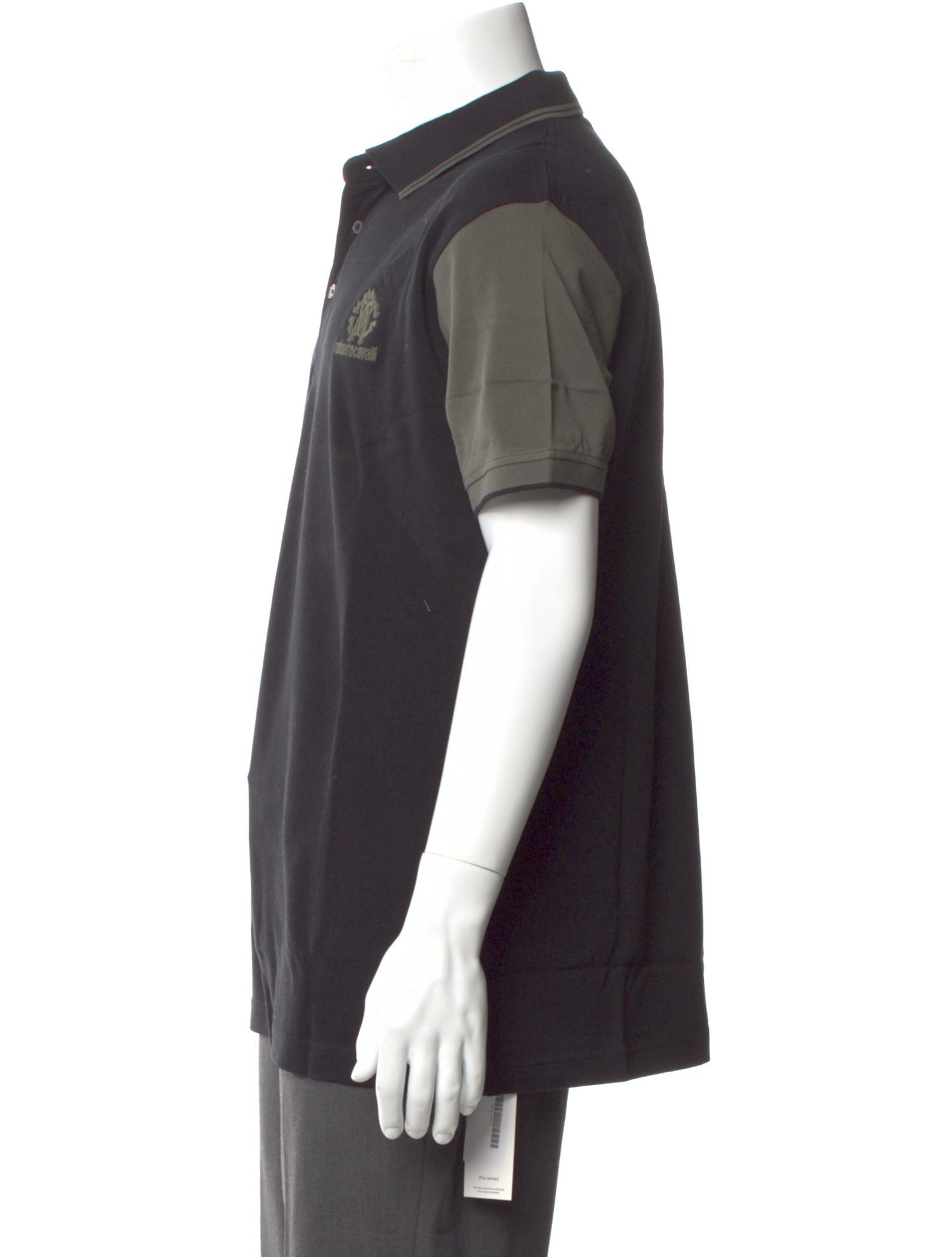 Roberto Cavalli Crew Neck Short Sleeve Polo Shirt