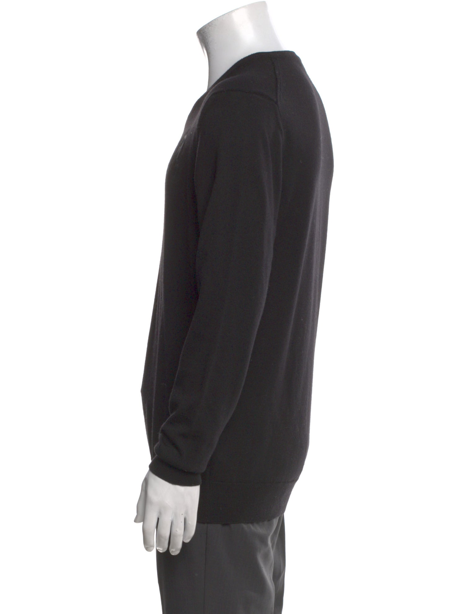Roberto Cavalli Wool V-Neck Pullover