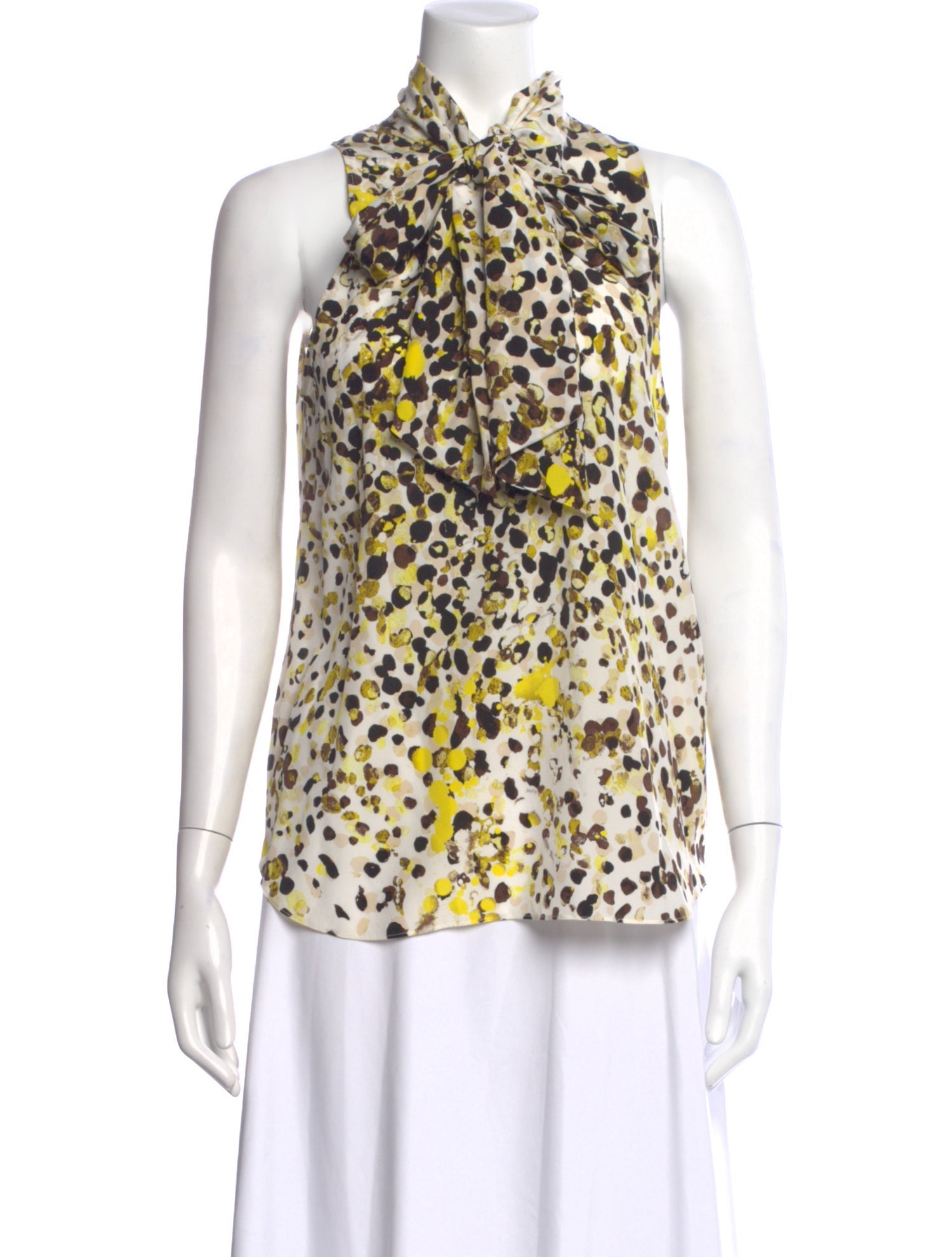 Roberto Cavalli Silk Printed Top