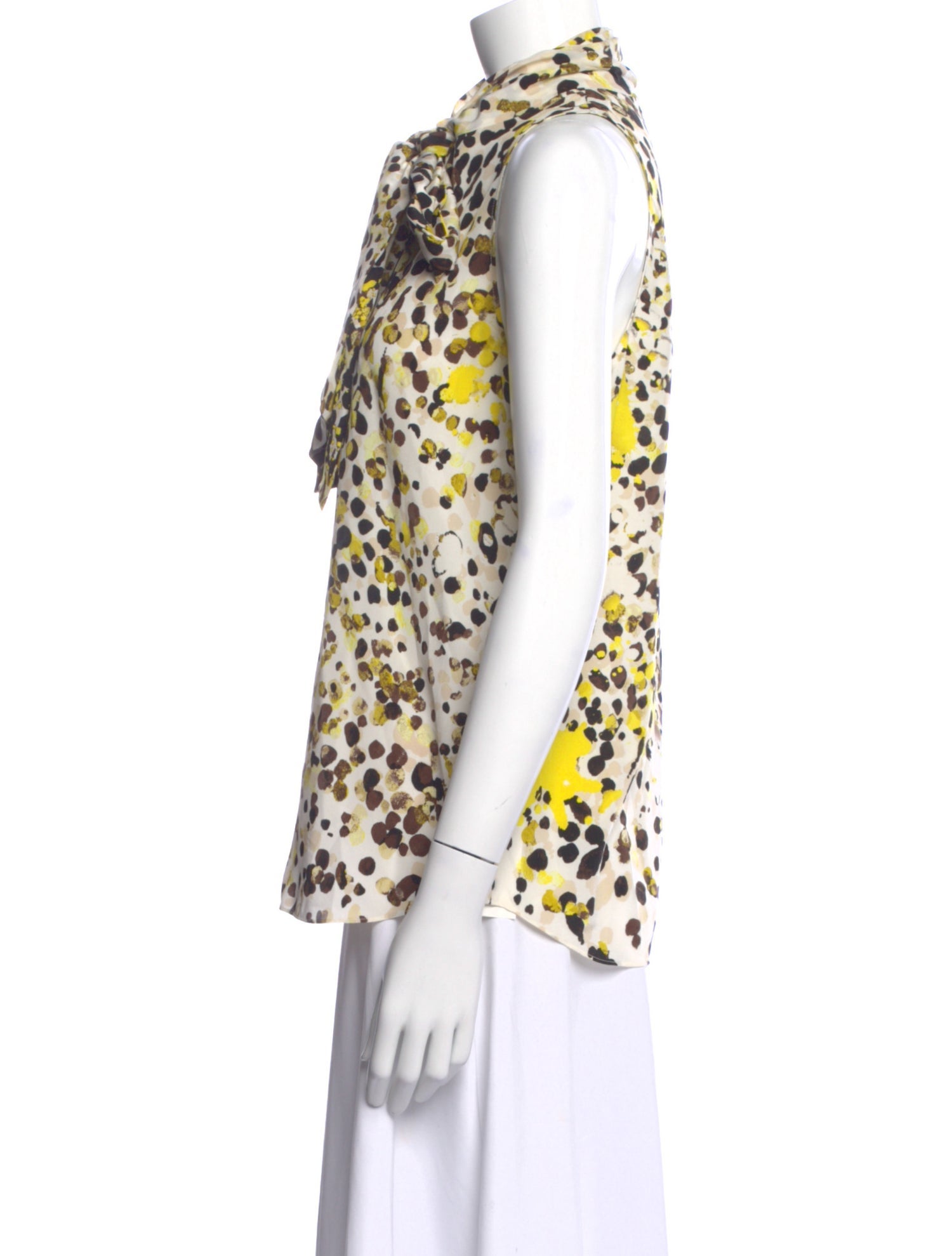 Roberto Cavalli Silk Printed Top