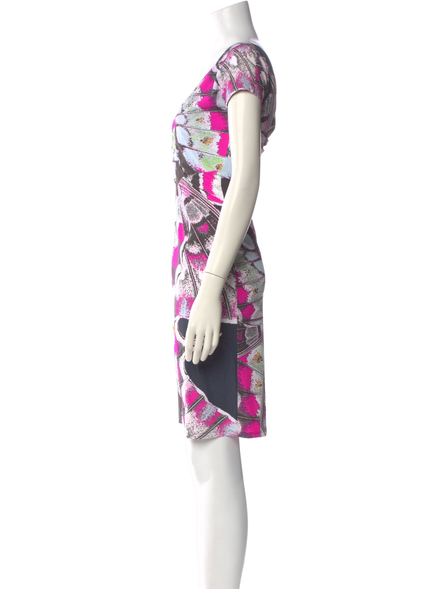 Roberto Cavalli Nylon Knee-Length Dress