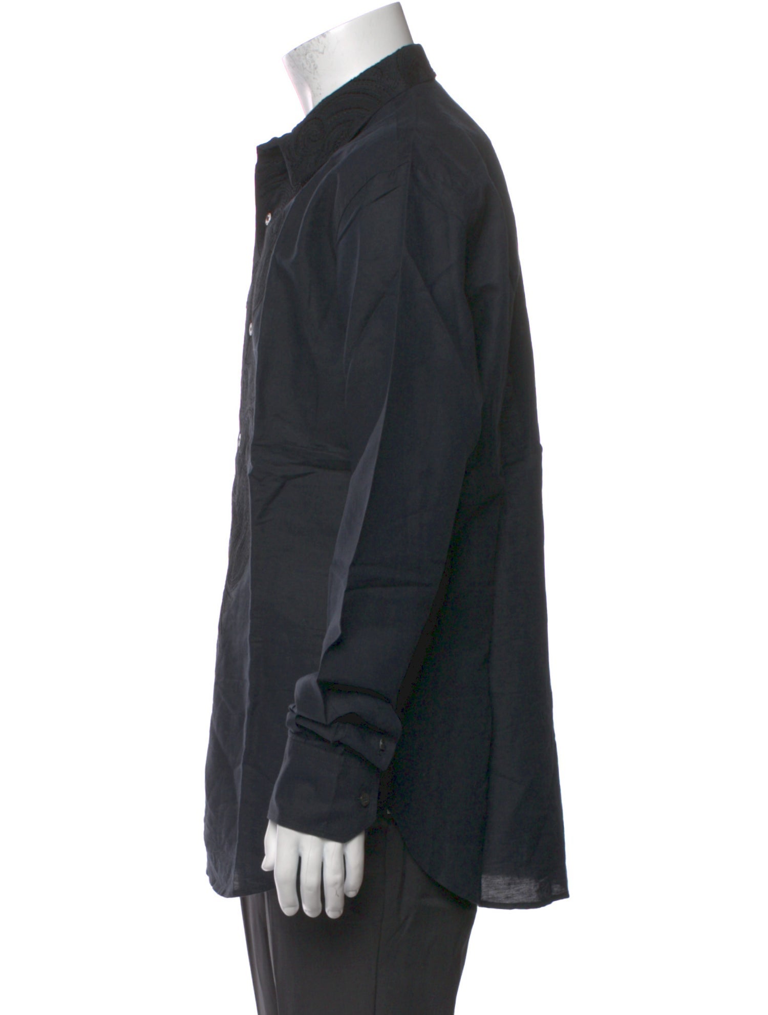 Roberto Cavalli Linen Long Sleeve Shirt