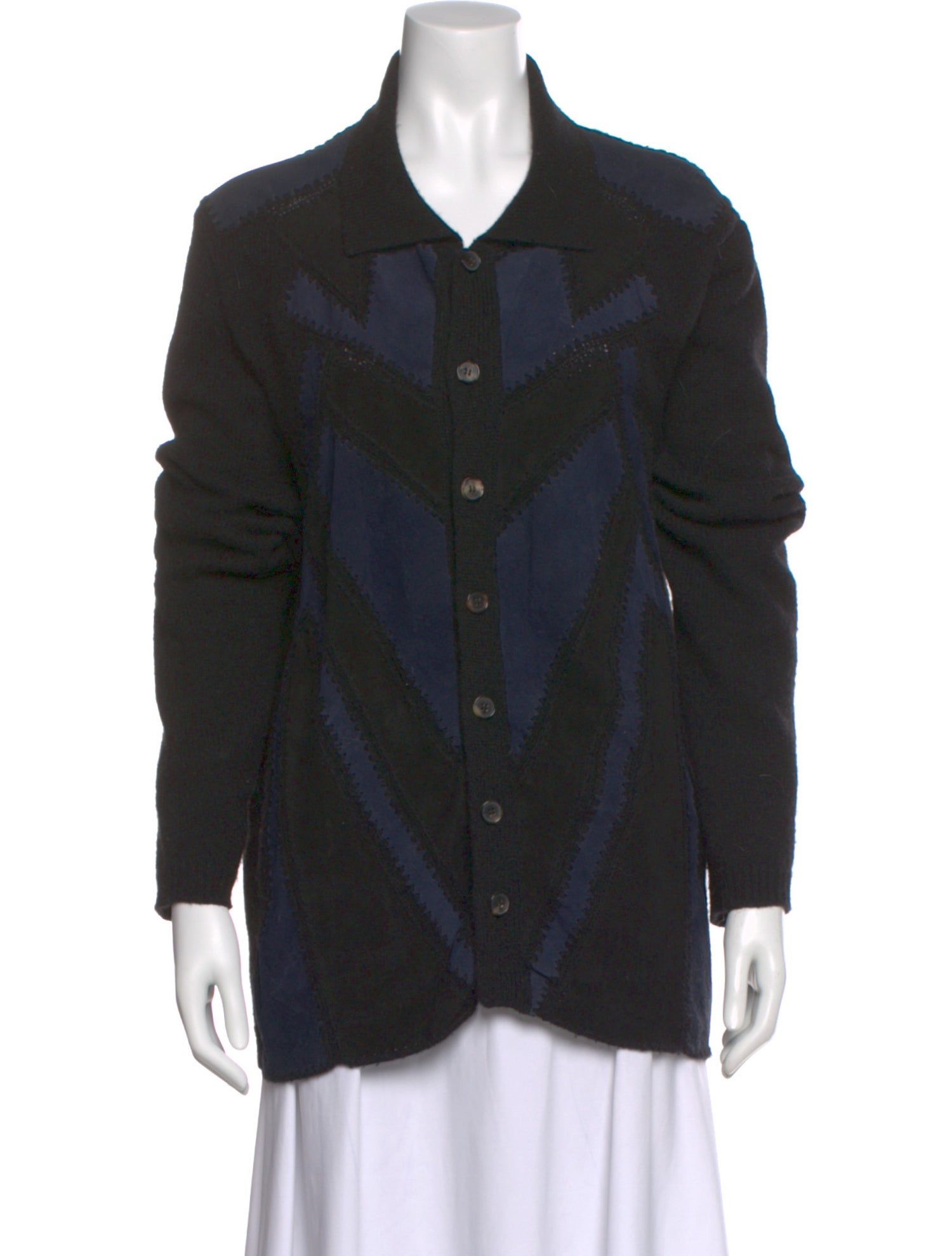 Roberto Cavalli Camel Hair Patterned Cardigan
