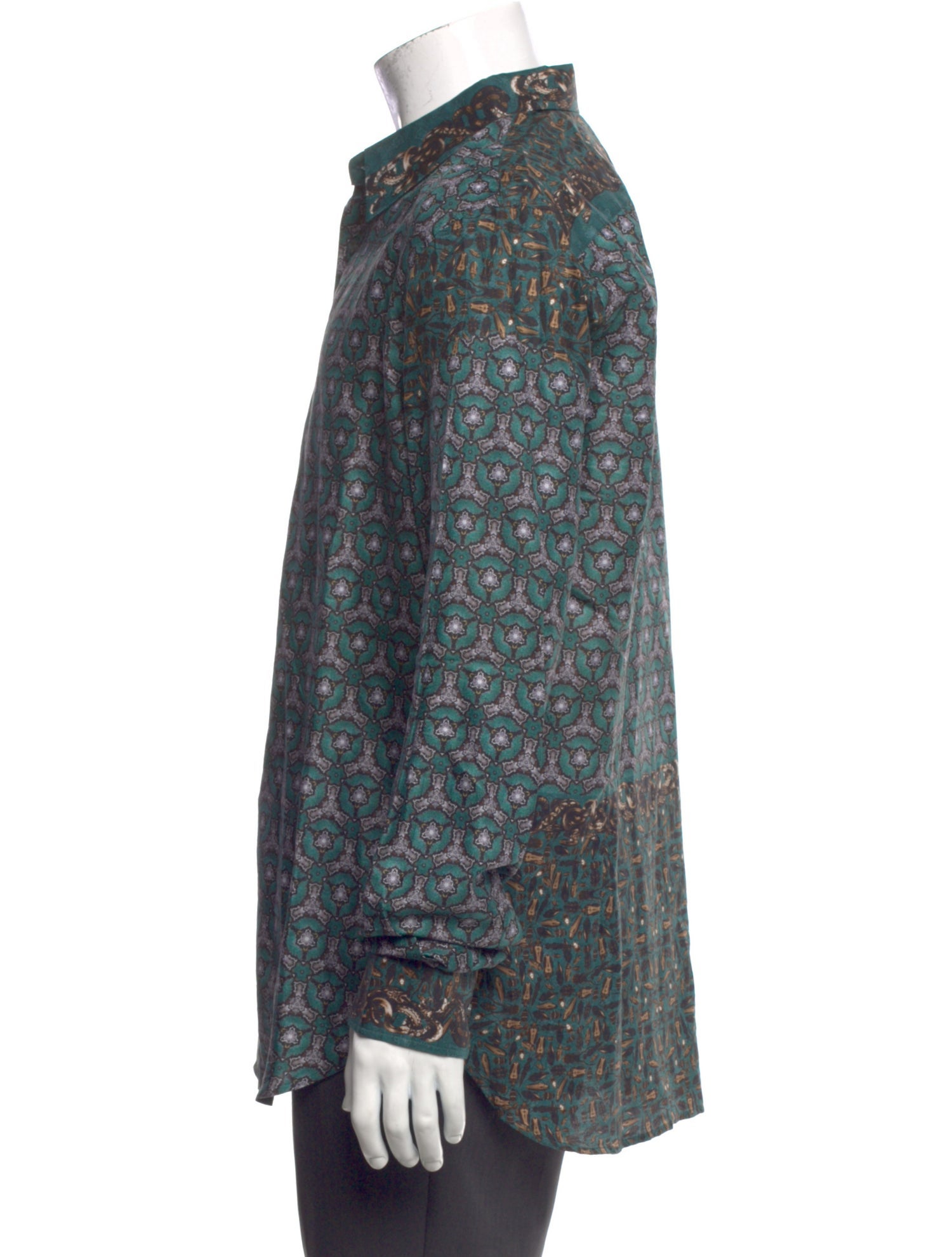 Roberto Cavalli Printed Long Sleeve Shirt