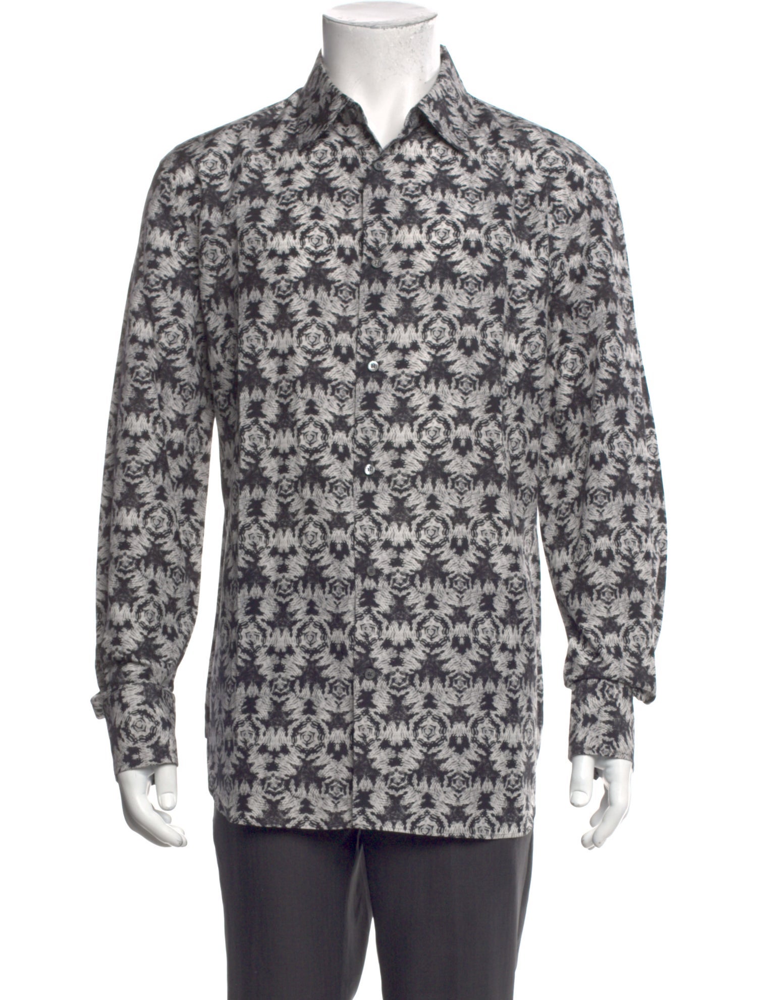 Roberto Cavalli Printed Long Sleeve Shirt