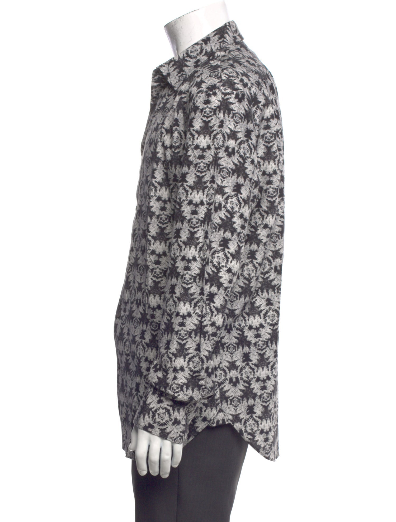 Roberto Cavalli Printed Long Sleeve Shirt