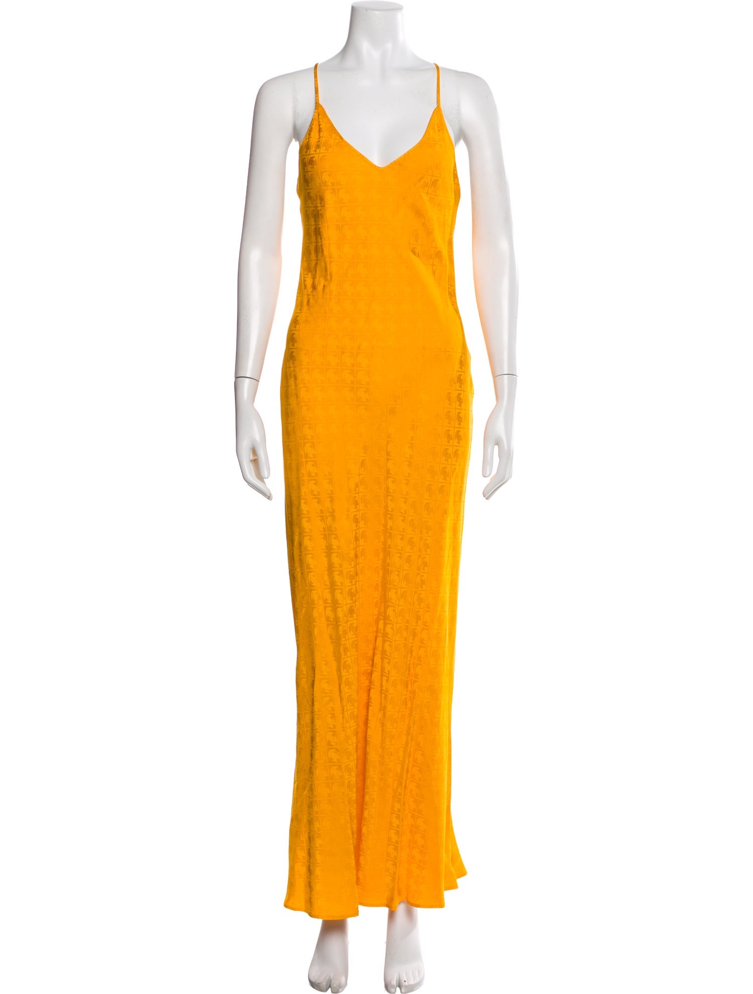 Roberto Cavalli V-Neck Long Dress w/ Tags