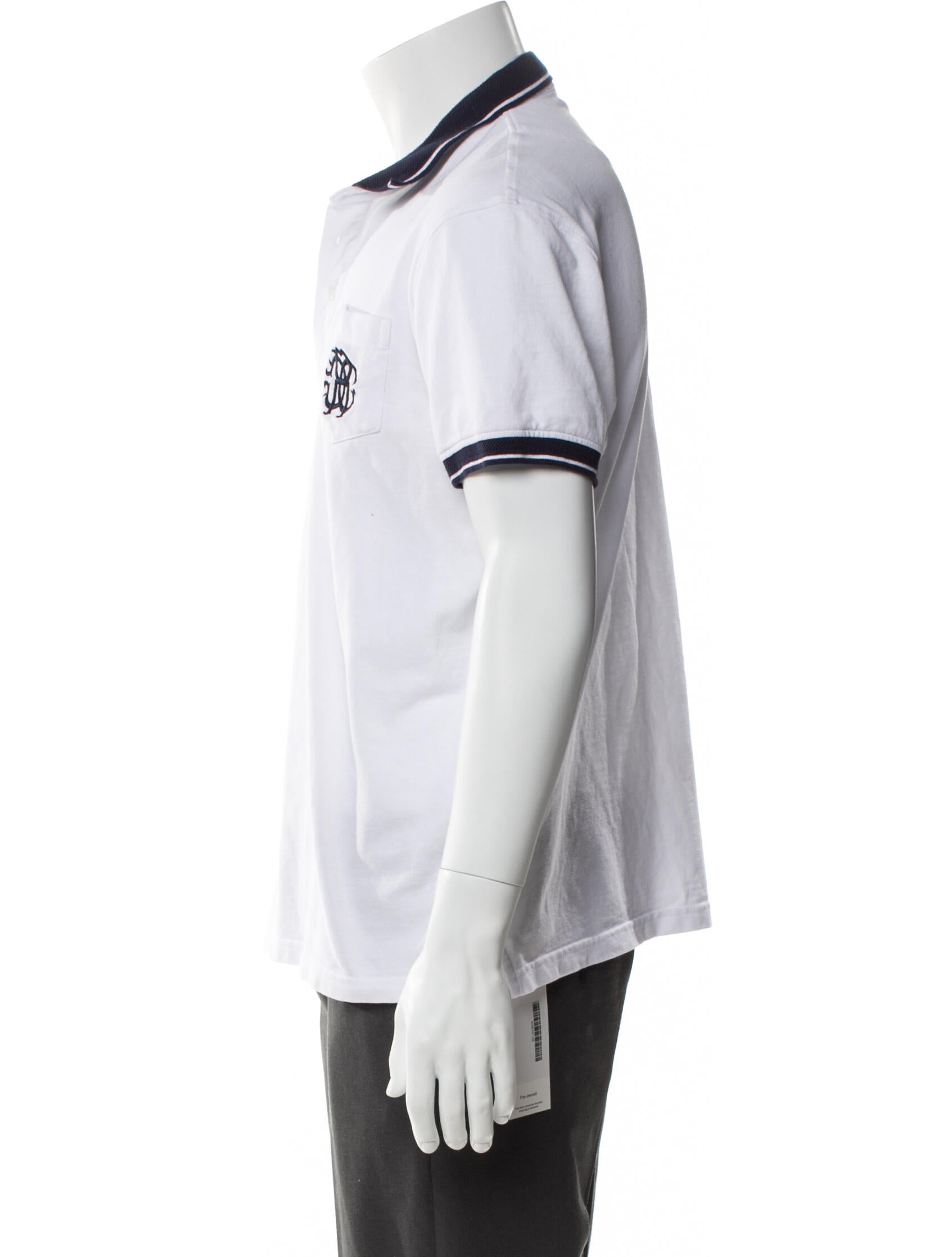 Roberto Cavalli Striped Collar Polo Shirt