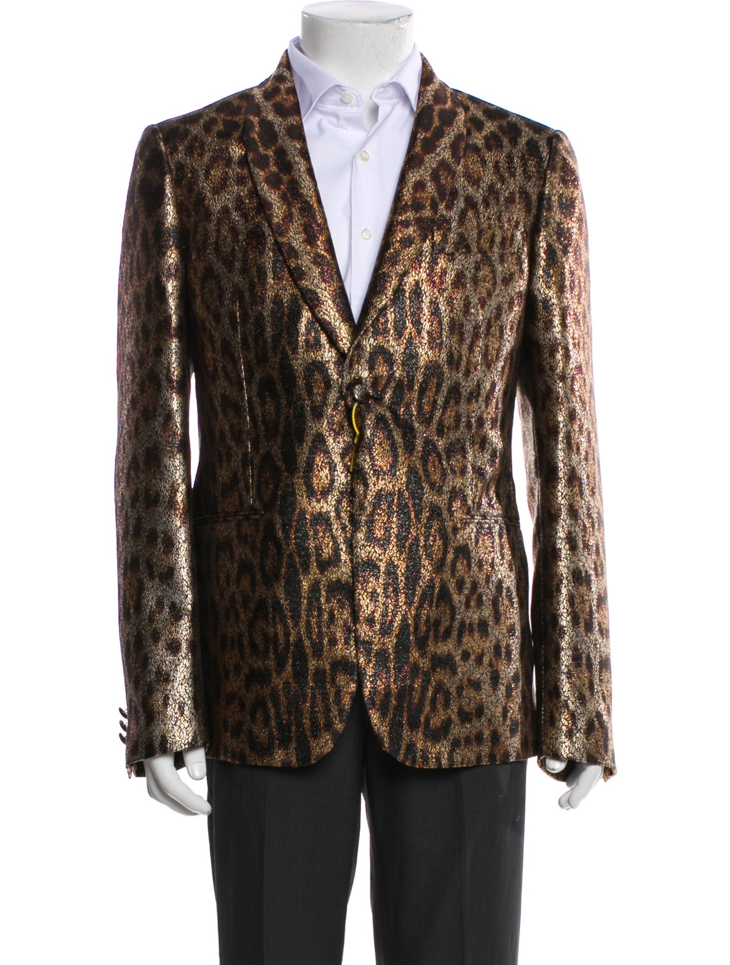 Roberto Cavalli Animal Print Blazer w/ Tags