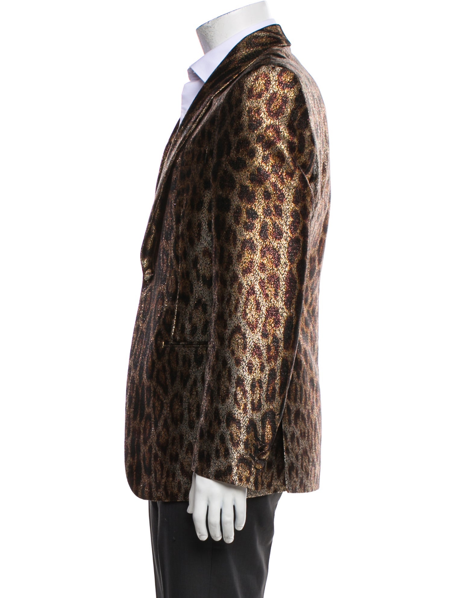 Roberto Cavalli Animal Print Blazer