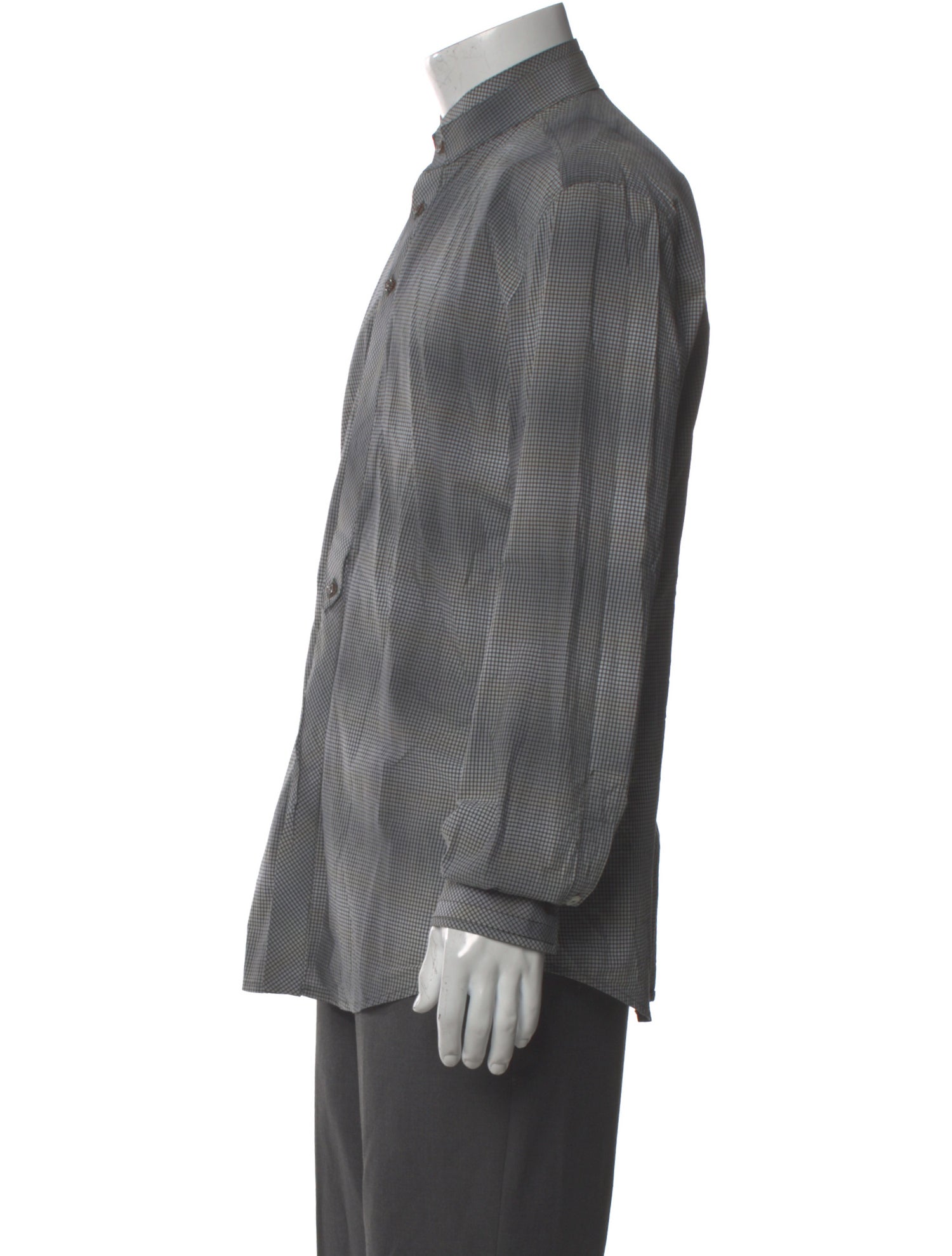 Roberto Cavalli Plaid Print Long Sleeve Shirt