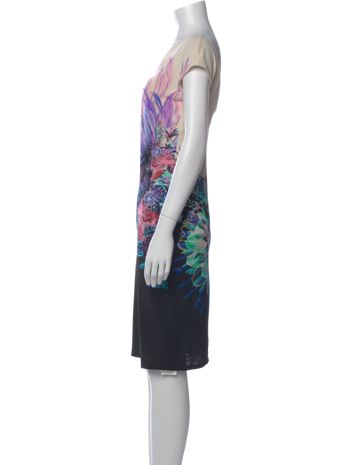 Roberto Cavalli Printed Knee-Length Dress
