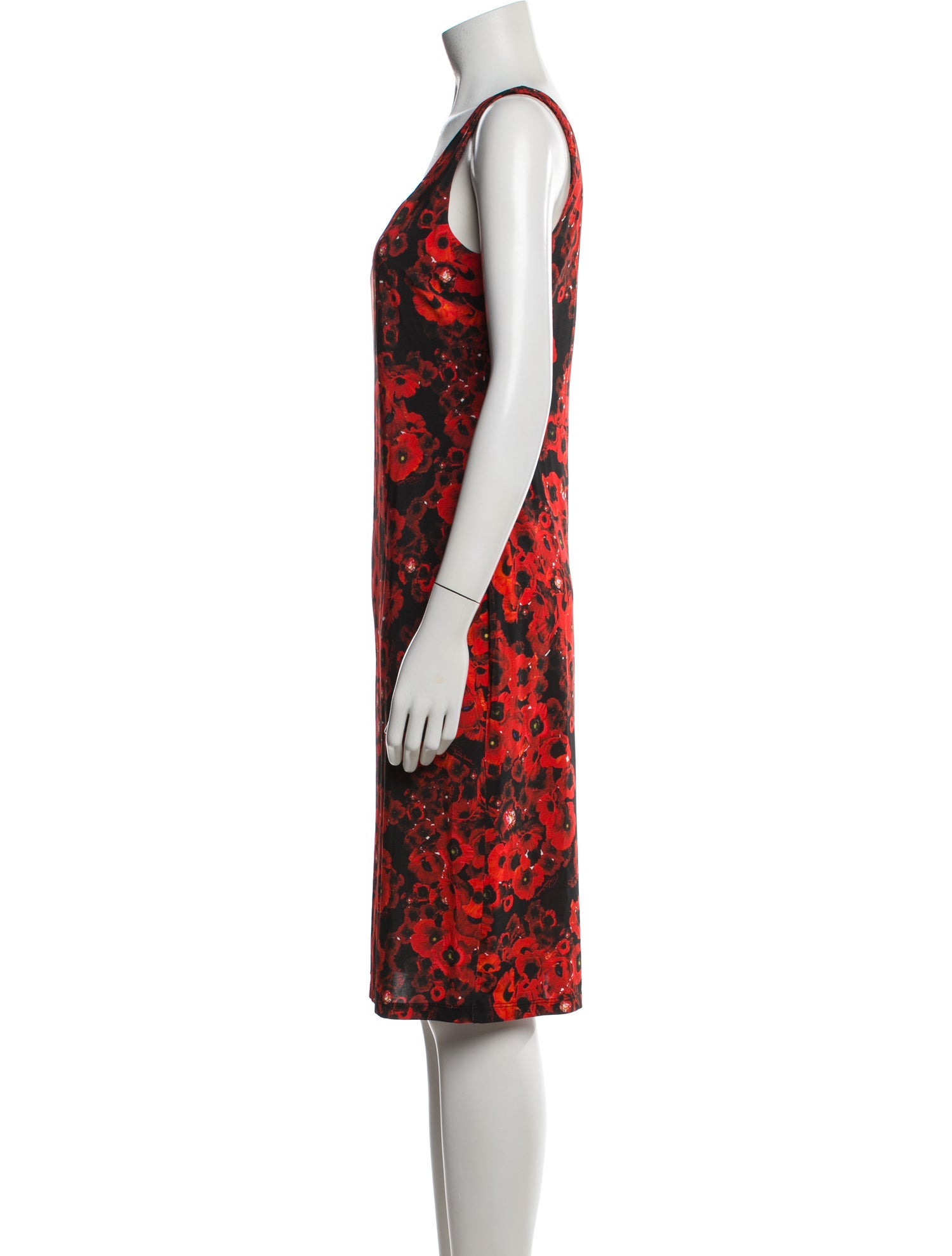 Roberto Cavalli Floral Print Knee-Length Dress
