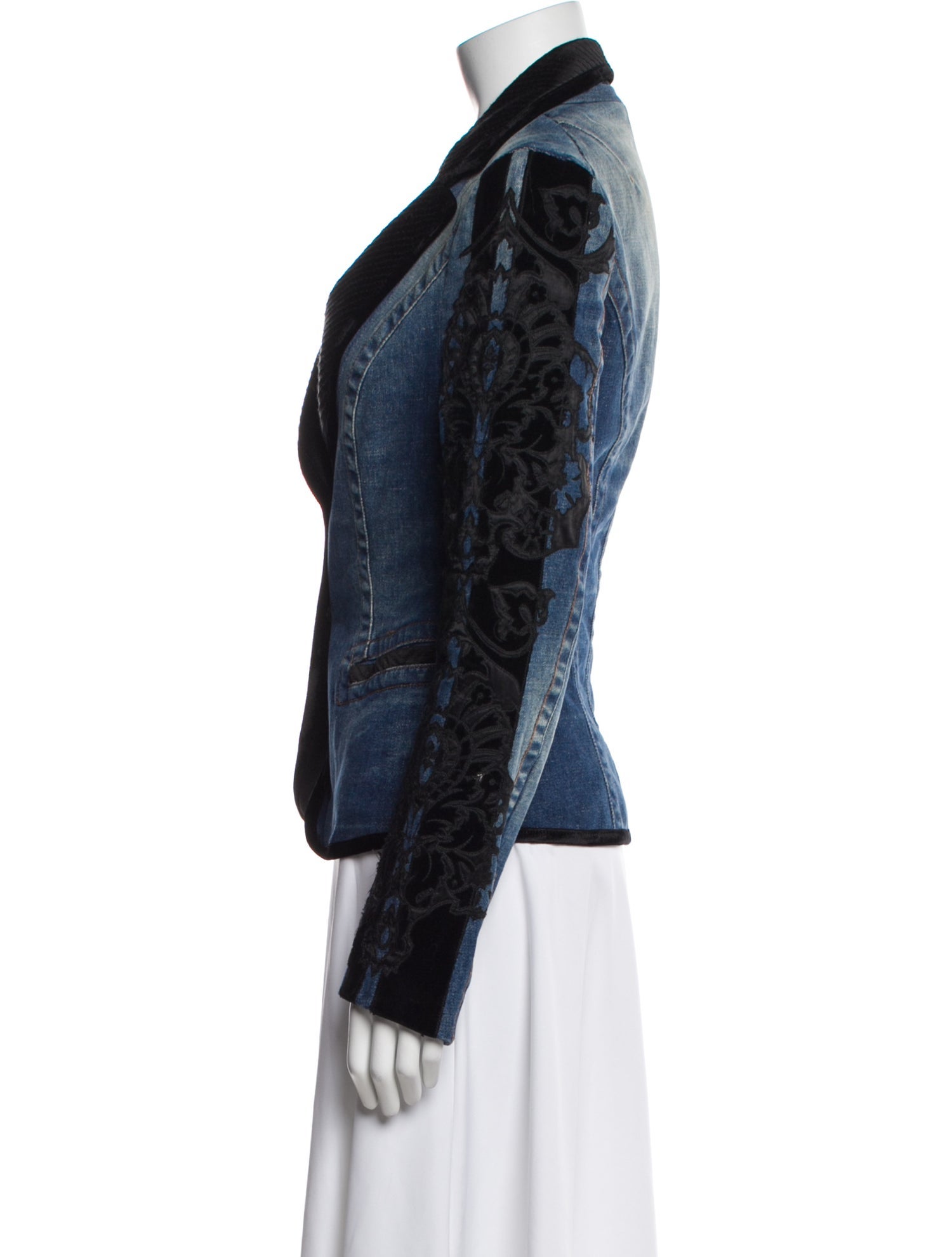 Roberto Cavalli Vintage Late 1990's - Early 2000's Denim Jacket