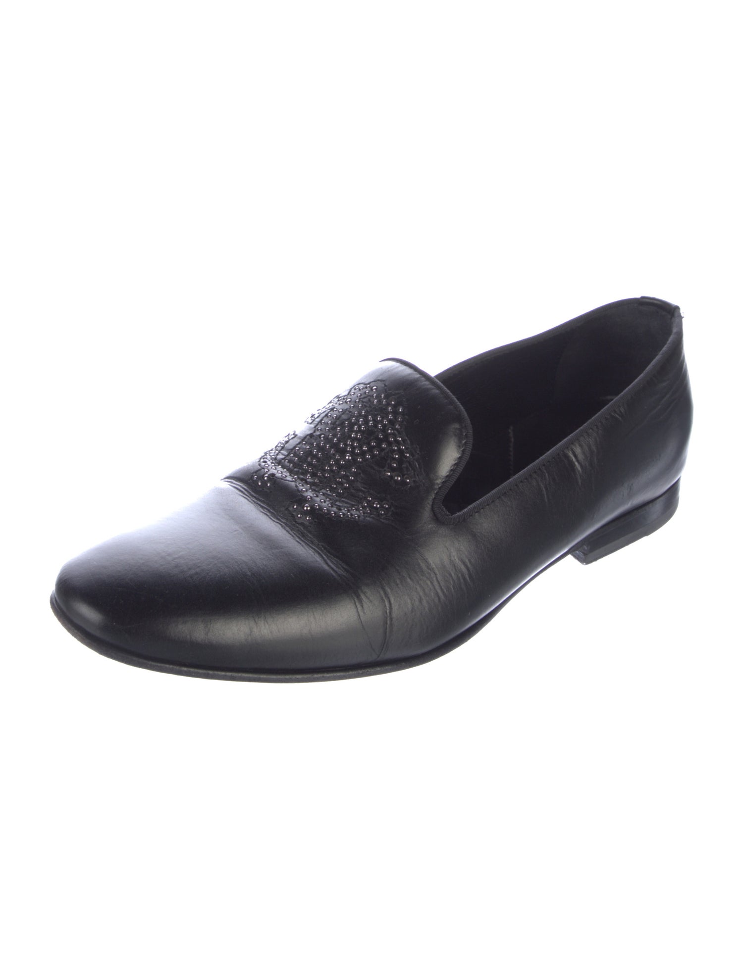 Roberto Cavalli Leather Dress Loafers