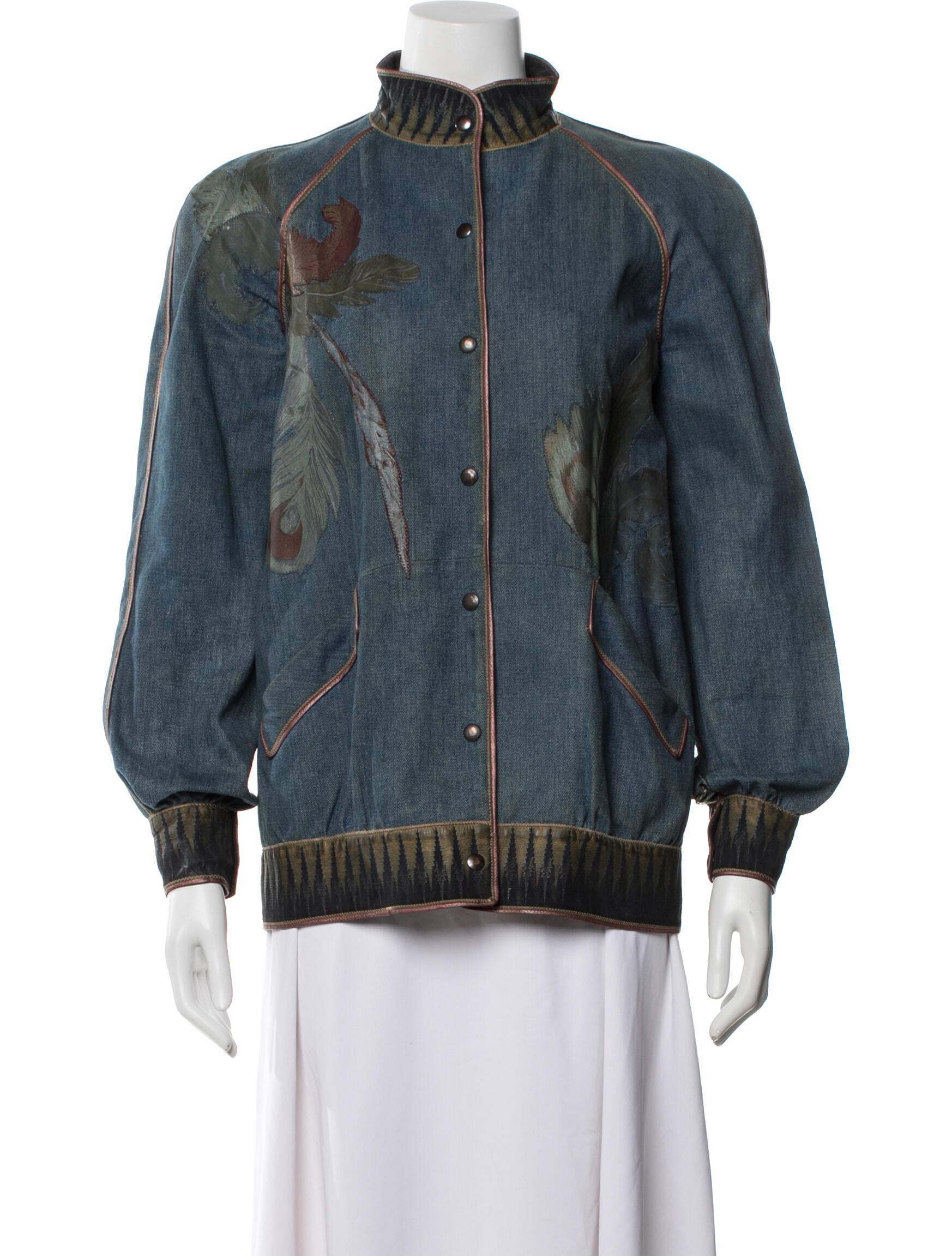 Roberto Cavalli Vintage 1980's Denim Jacket