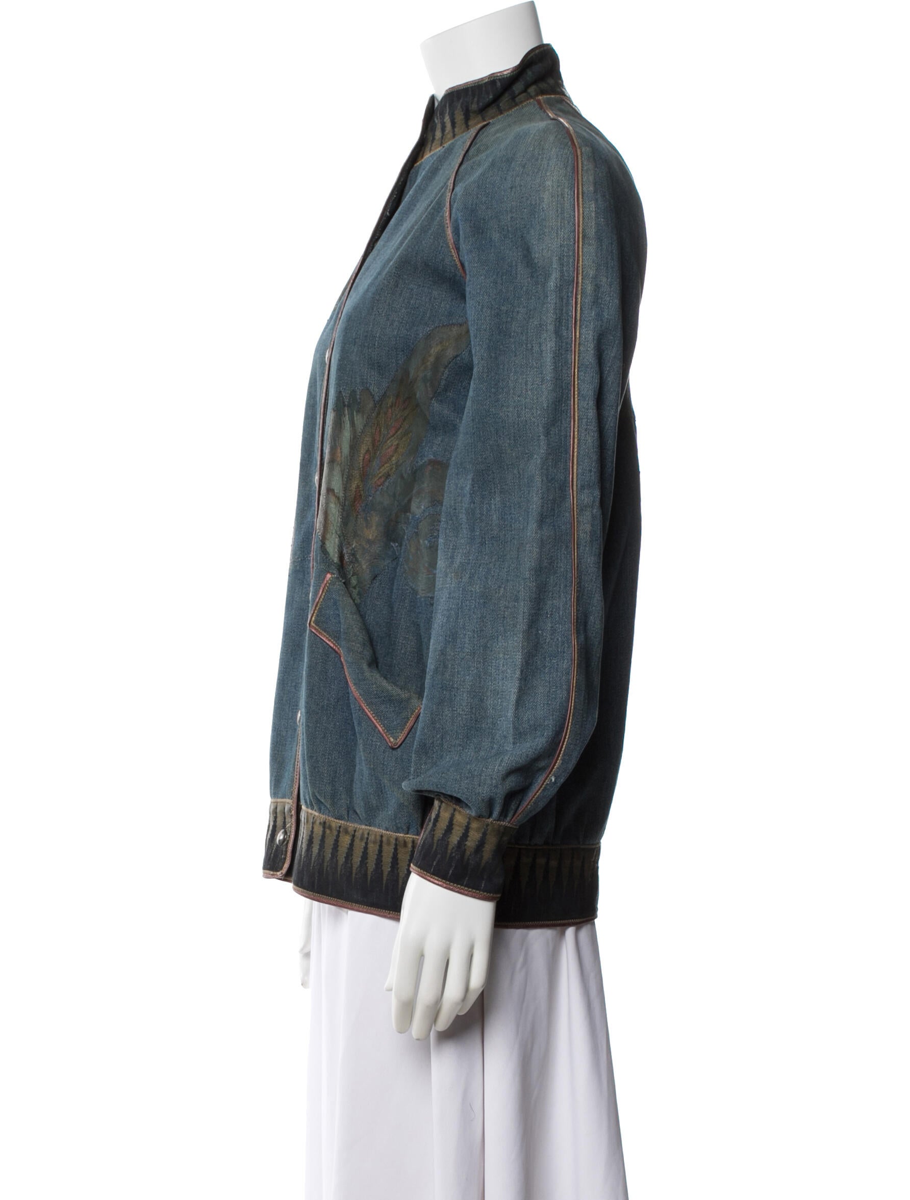 Roberto Cavalli Vintage 1980's Denim Jacket