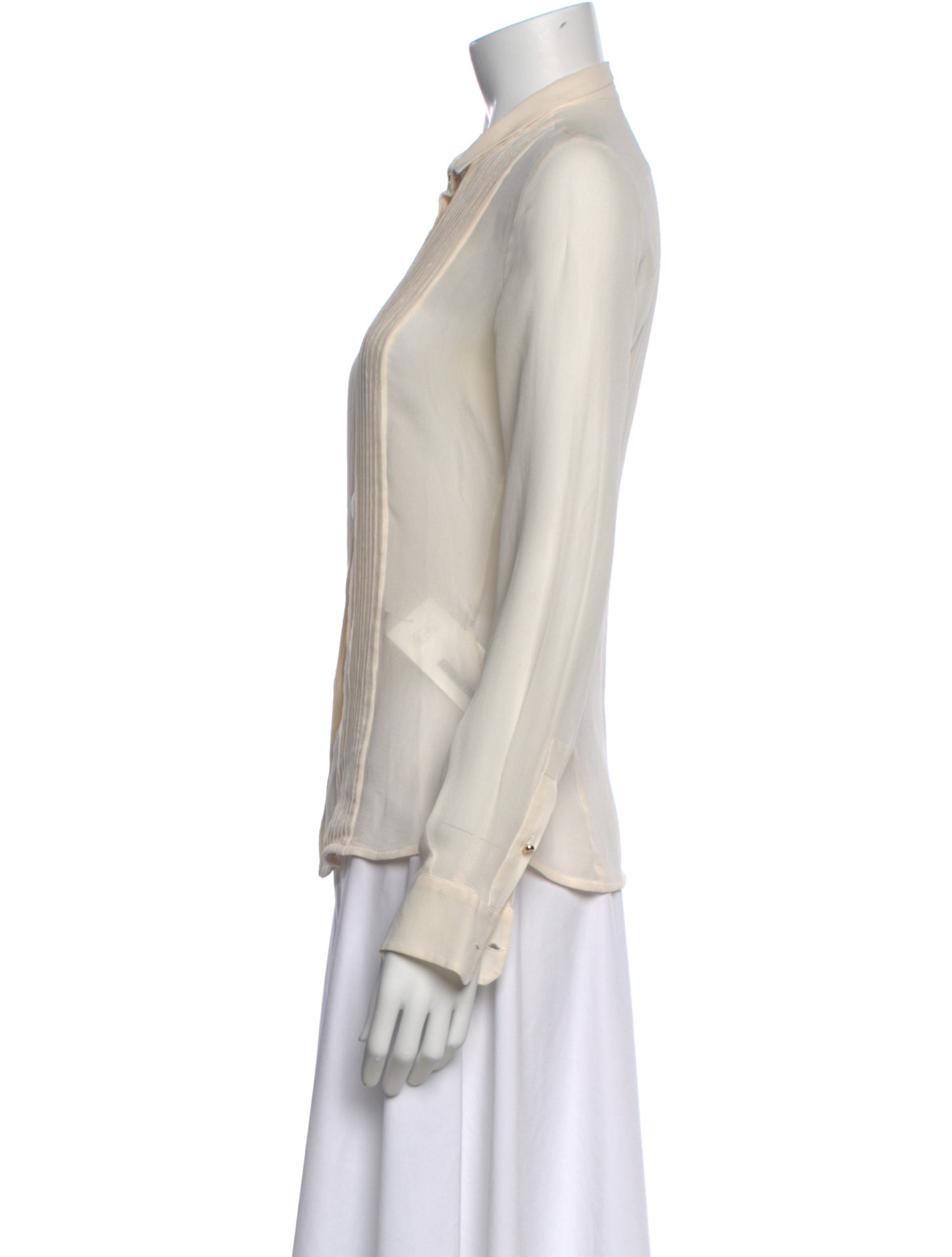 Roberto Cavalli Silk Long Sleeve Blouse