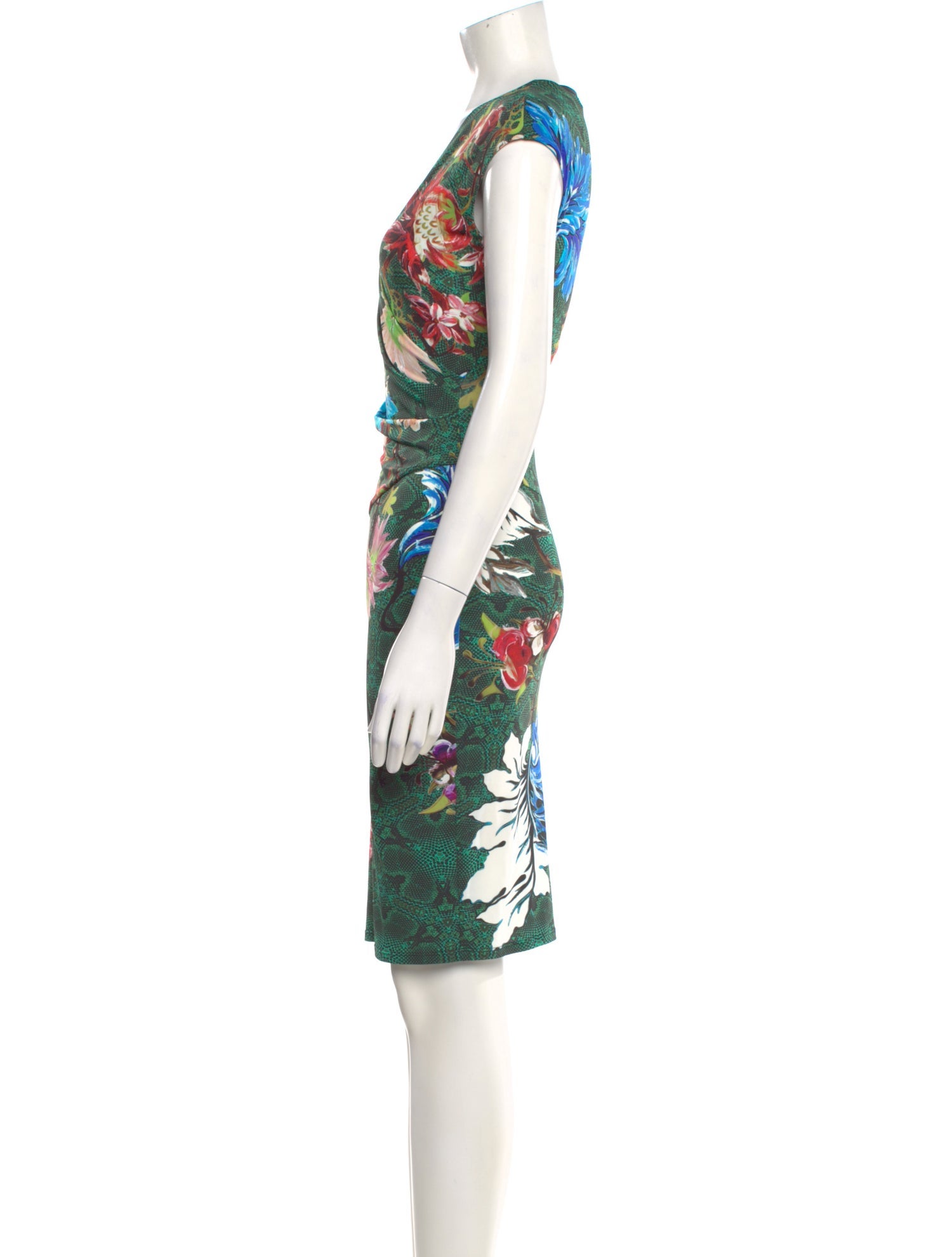 Roberto Cavalli Nylon Knee-Length Dress