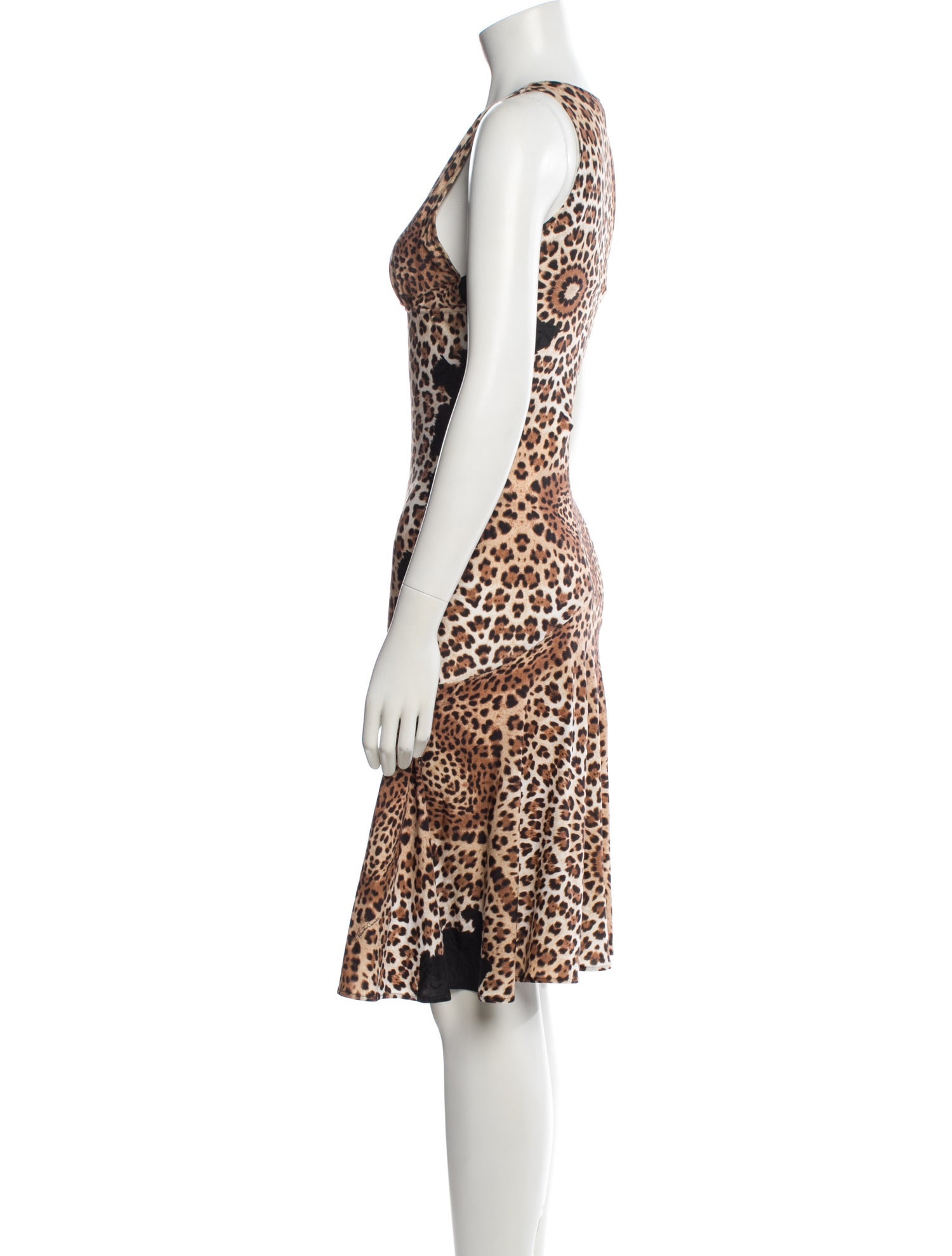 Roberto Cavalli Vintage Knee-Length Dress - Neutrals Dresses