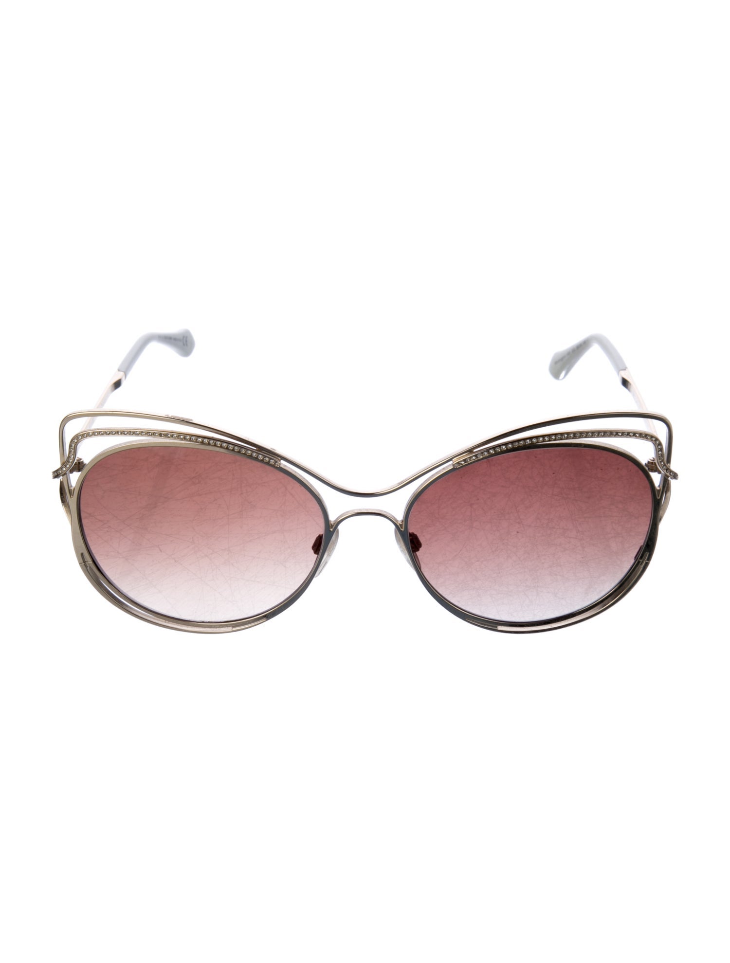 Roberto Cavalli Oversize Gradient Sunglasses
