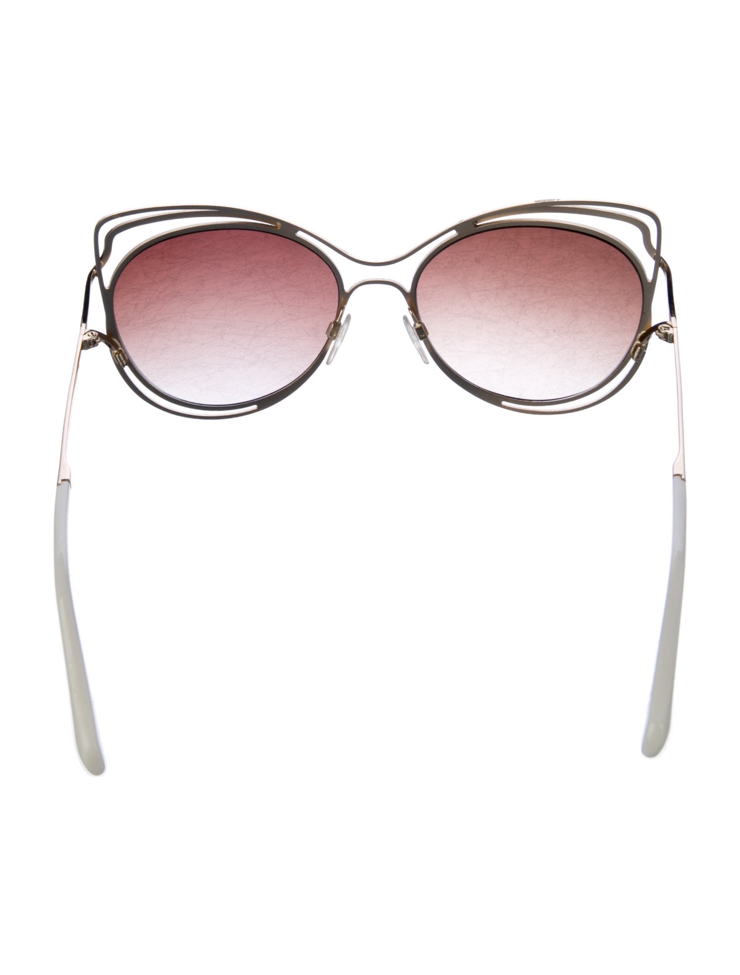 Roberto Cavalli Oversize Gradient Sunglasses