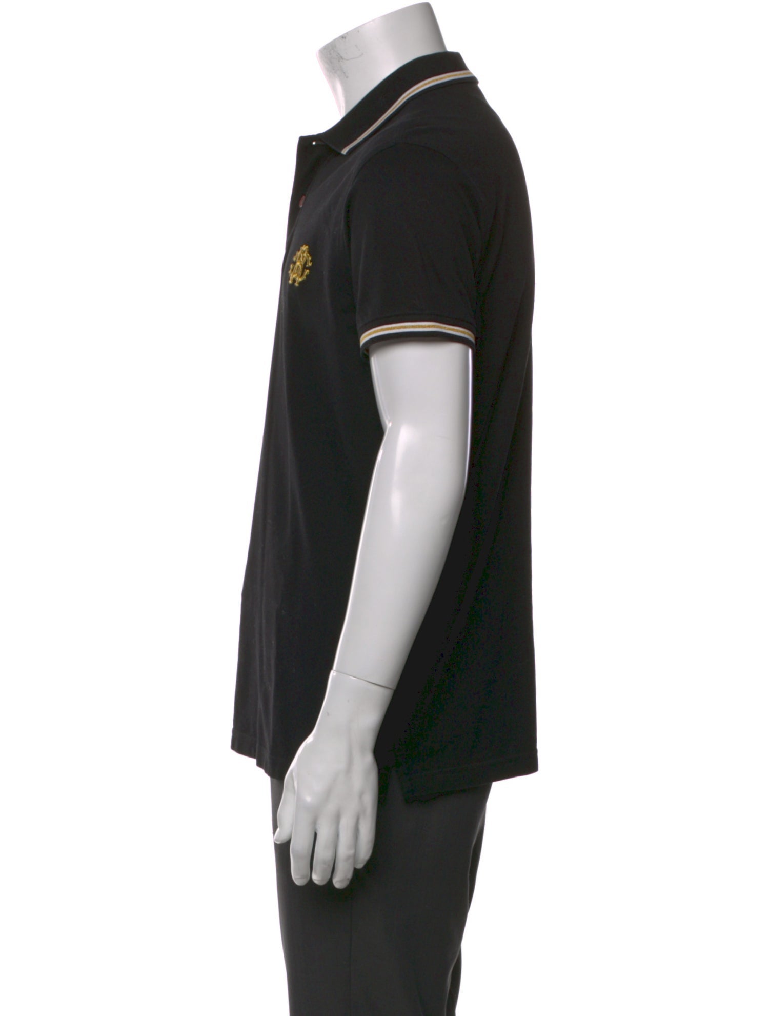 Roberto Cavalli V-Neck Short Sleeve Polo Shirt
