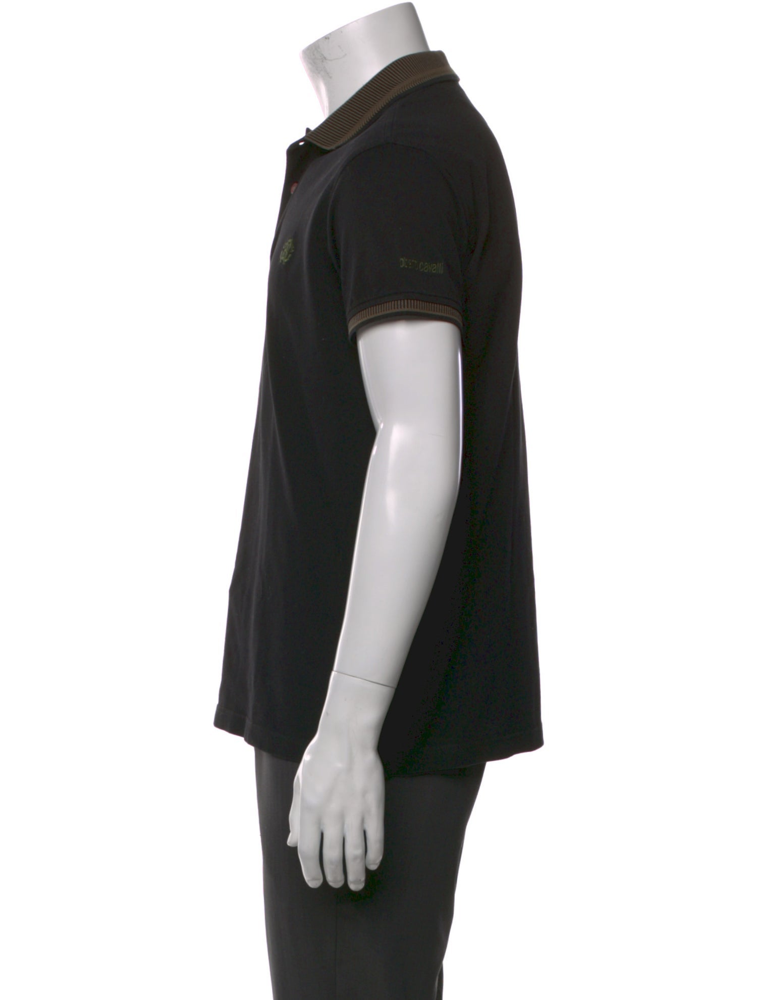 Roberto Cavalli Collar Short Sleeve Polo Shirt