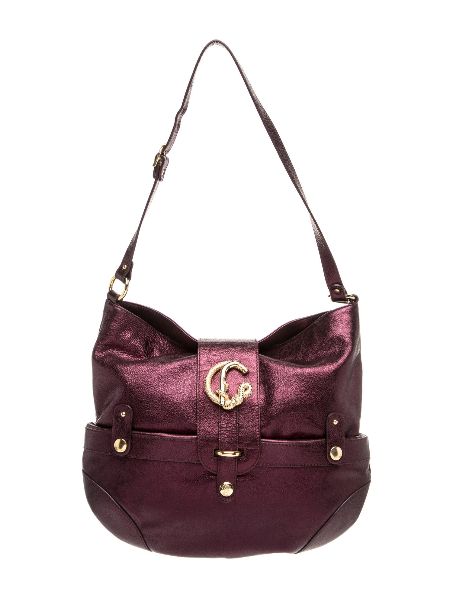 Roberto Cavalli Leather Hobo