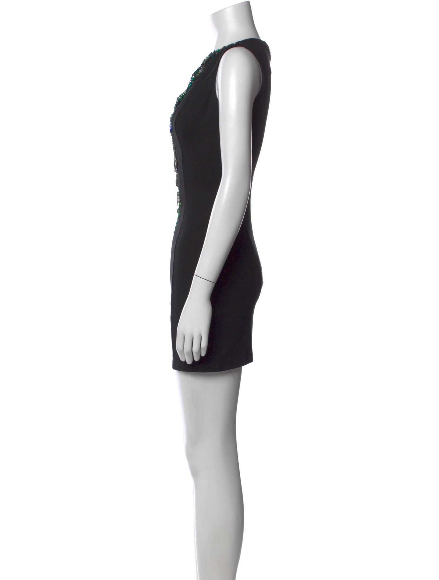 Roberto Cavalli V-Neck Mini Dress