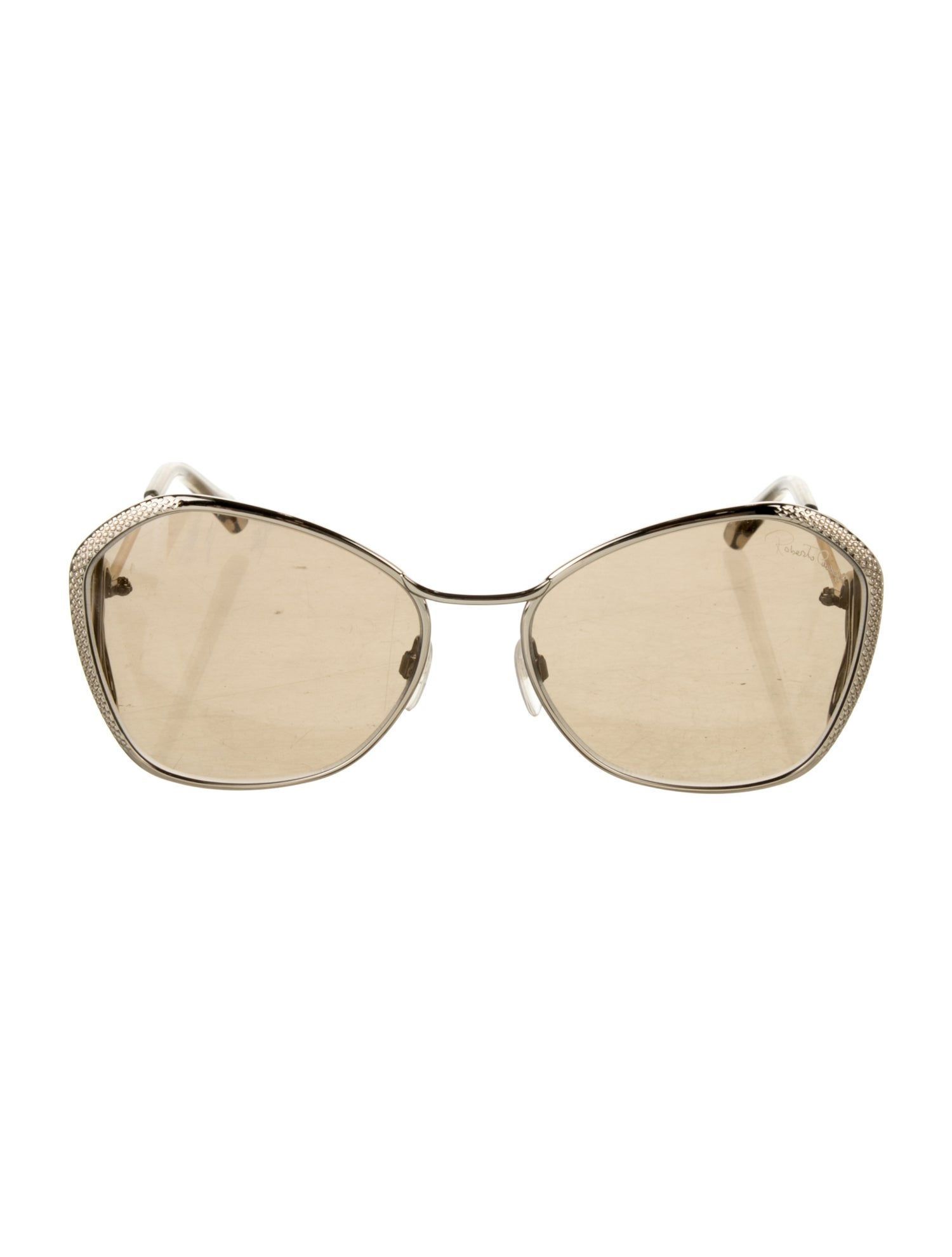 Roberto Cavalli Oversize Mirrored Sunglasses