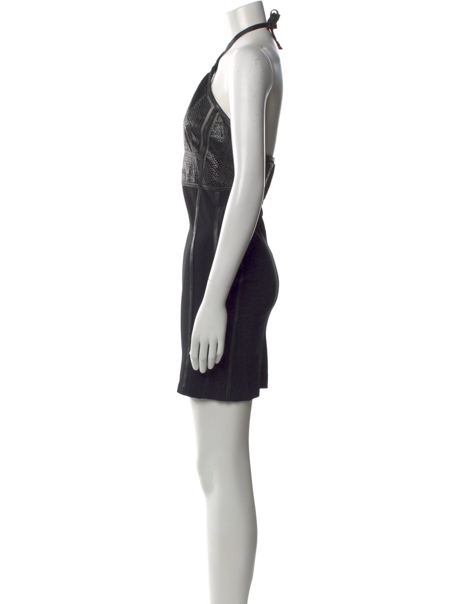 Roberto Cavalli Halterneck Mini Dress