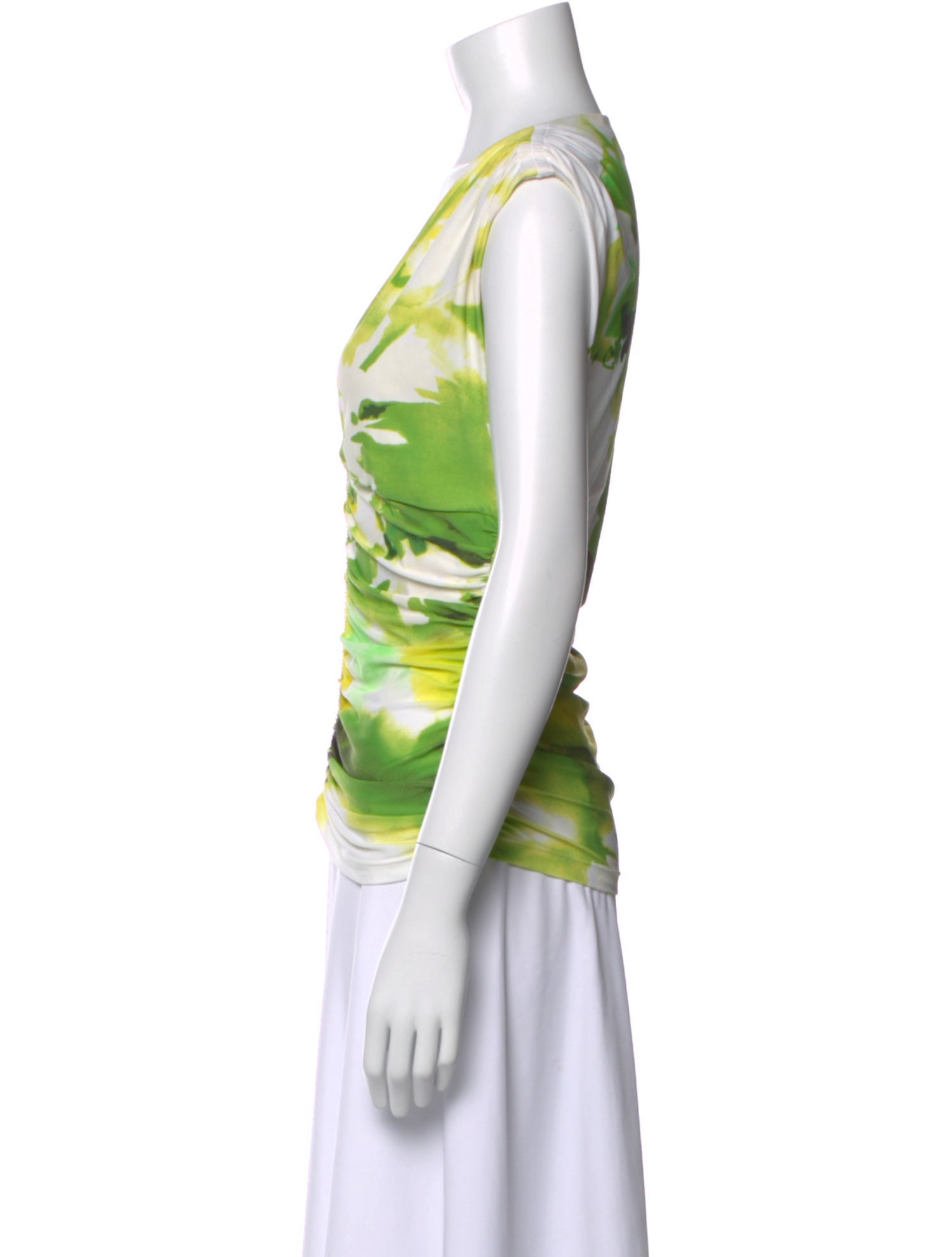 Roberto Cavalli Printed V-Neck Top