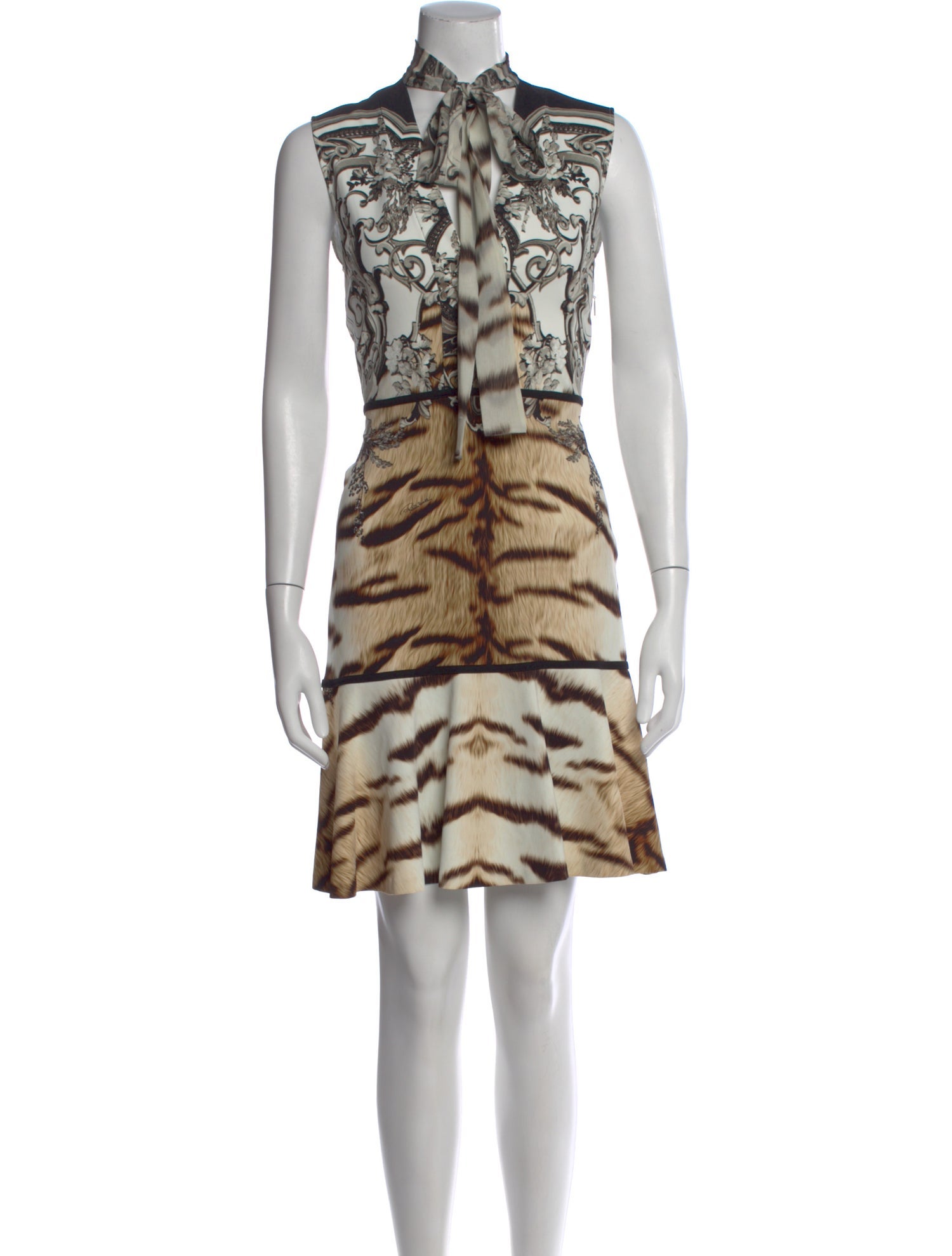Roberto Cavalli Animal Print Mini Dress