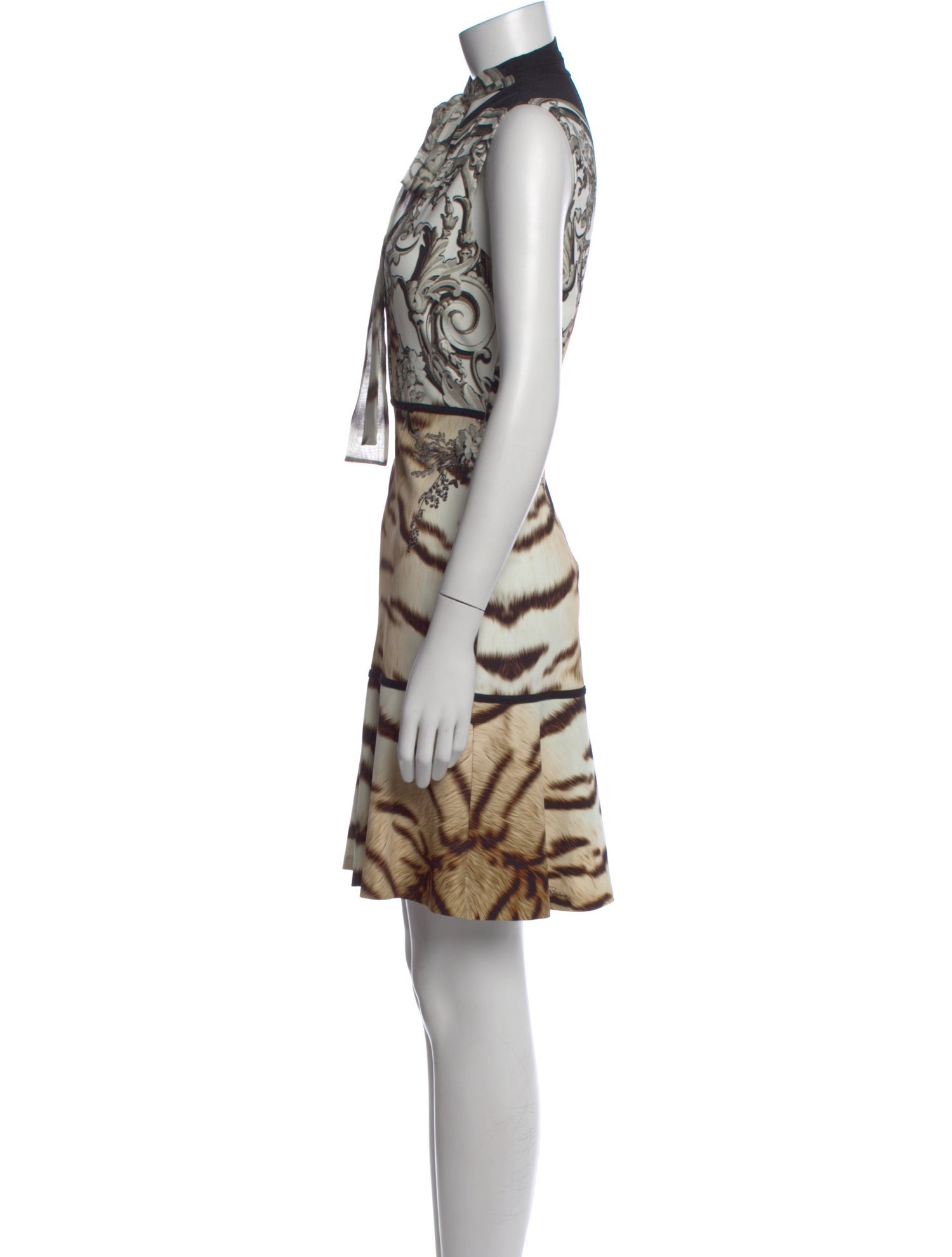Roberto Cavalli Animal Print Mini Dress