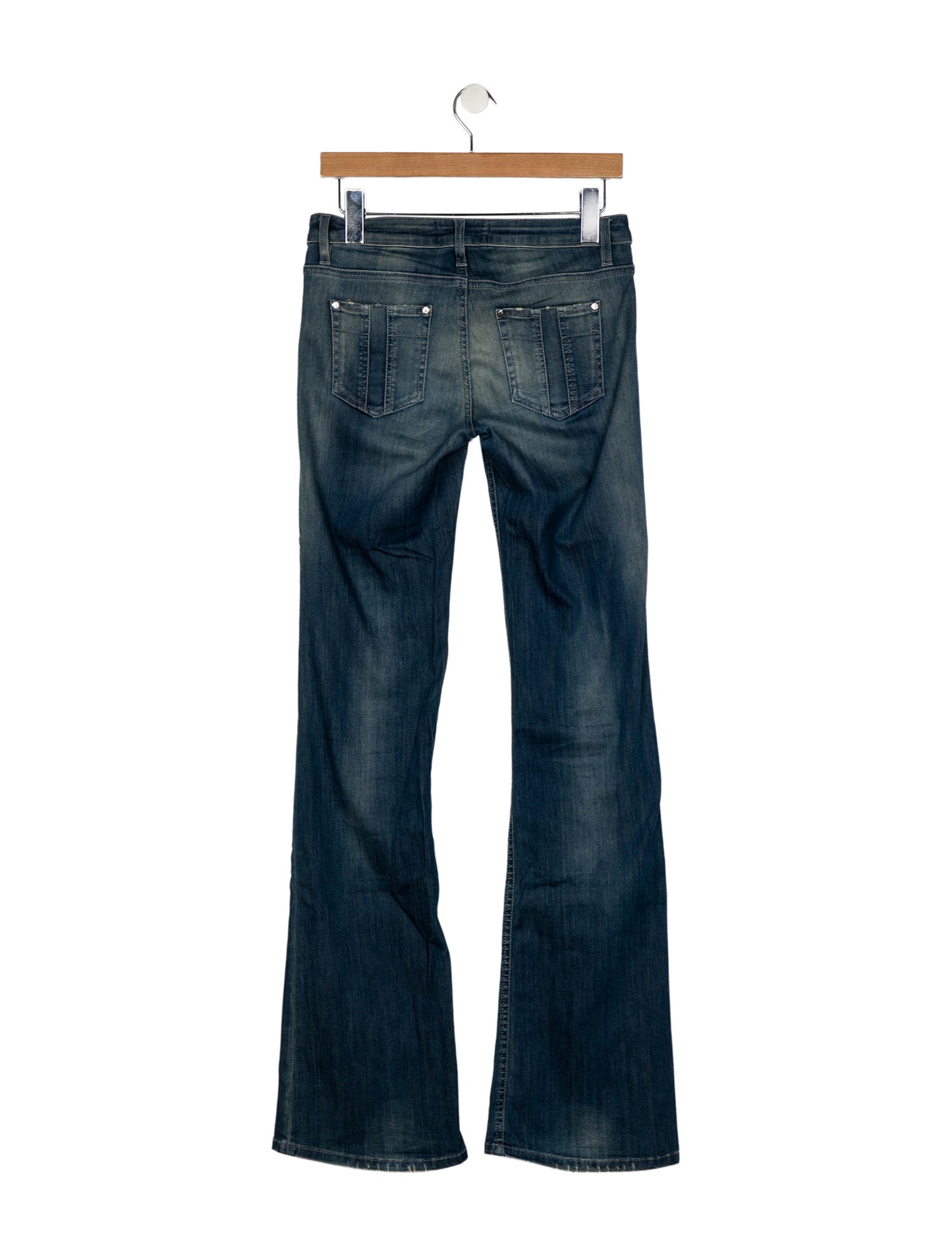 Roberto Cavalli Low-Rise Wide Leg Jeans
