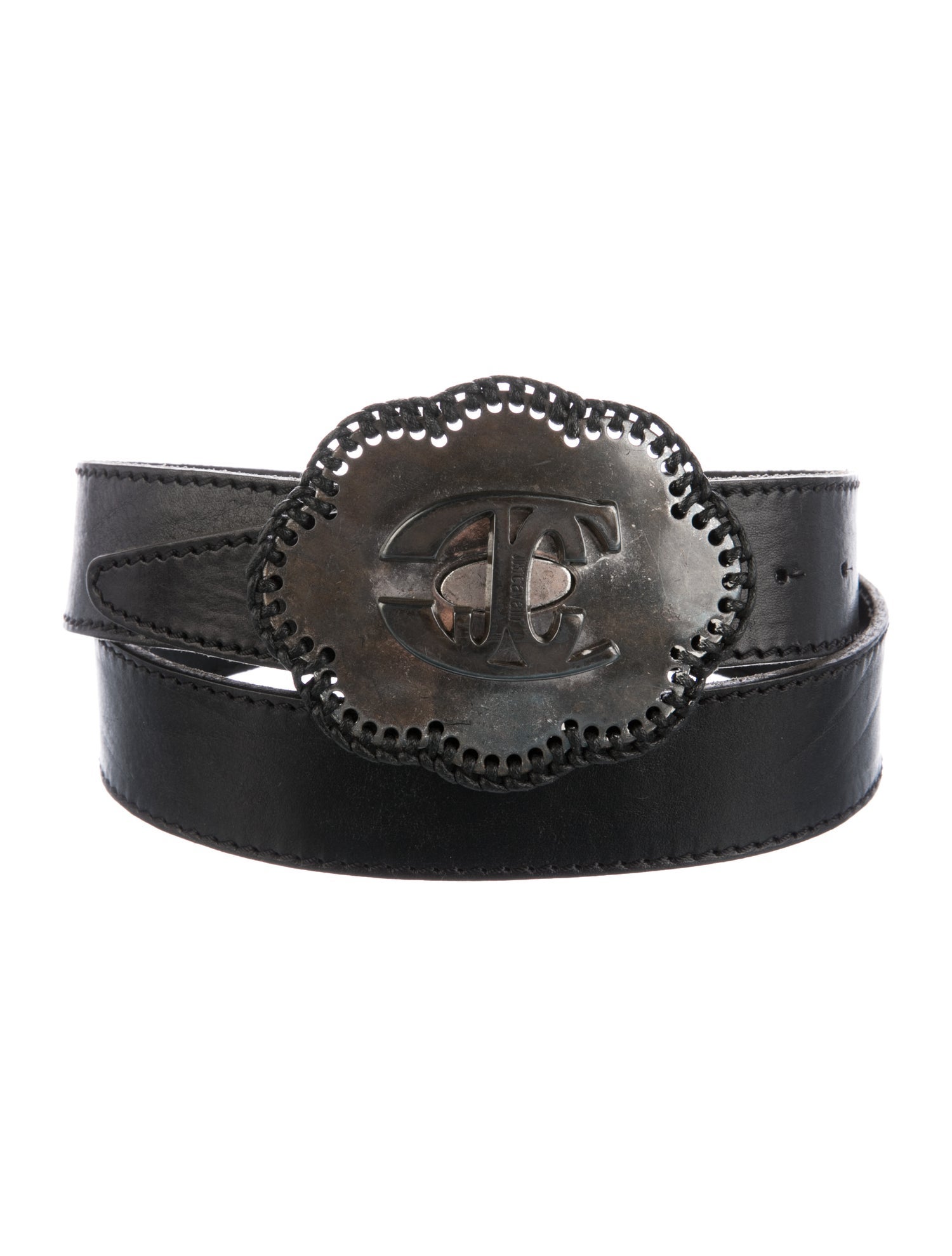 Just Cavalli Leather Waist Belt