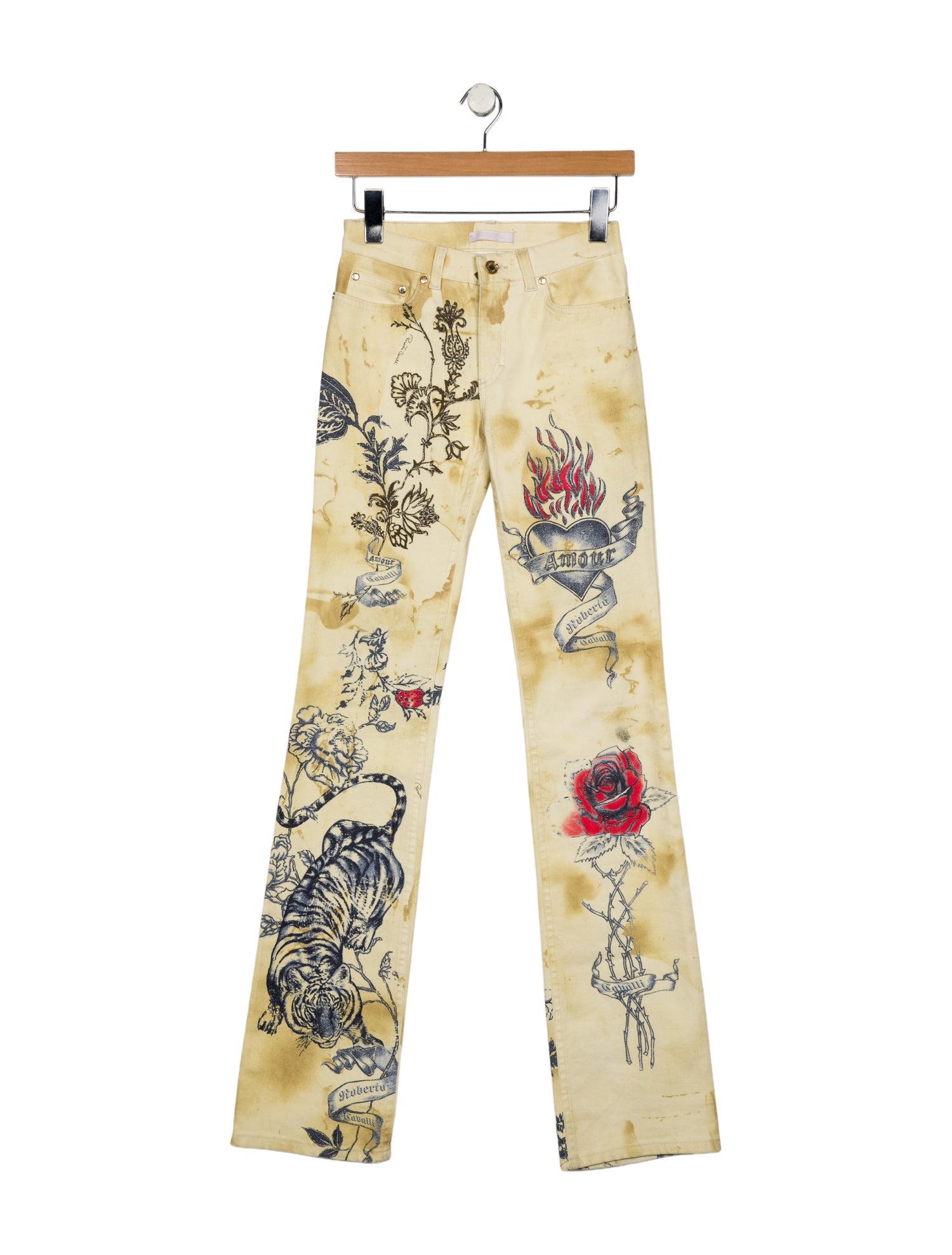Roberto Cavalli Vintage Straight Leg Jeans