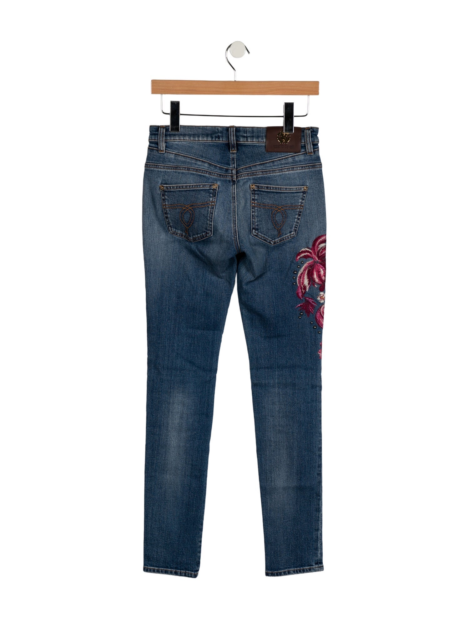 Roberto Cavalli Mid-Rise Skinny Leg Jeans