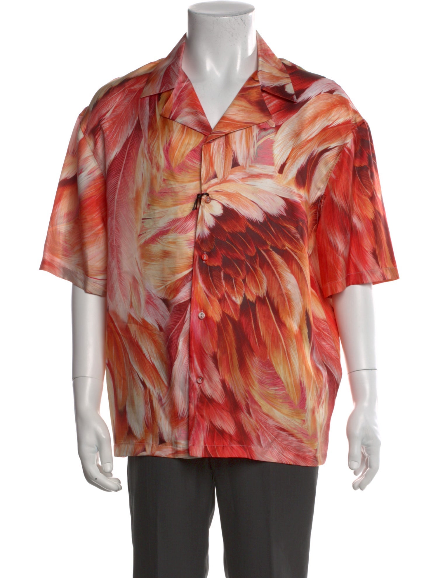 Roberto Cavalli Silk Printed Shirt
