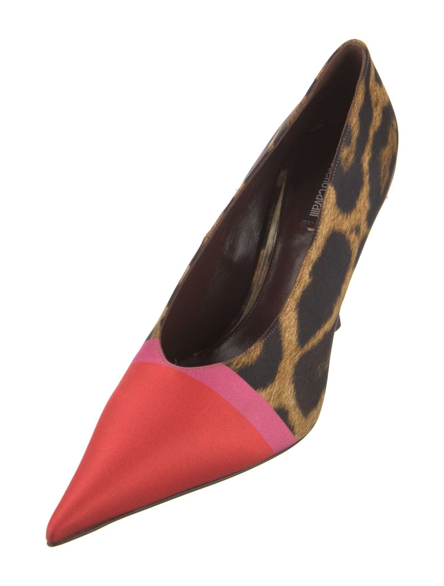 Roberto Cavalli Ponyhair Animal Print Pumps