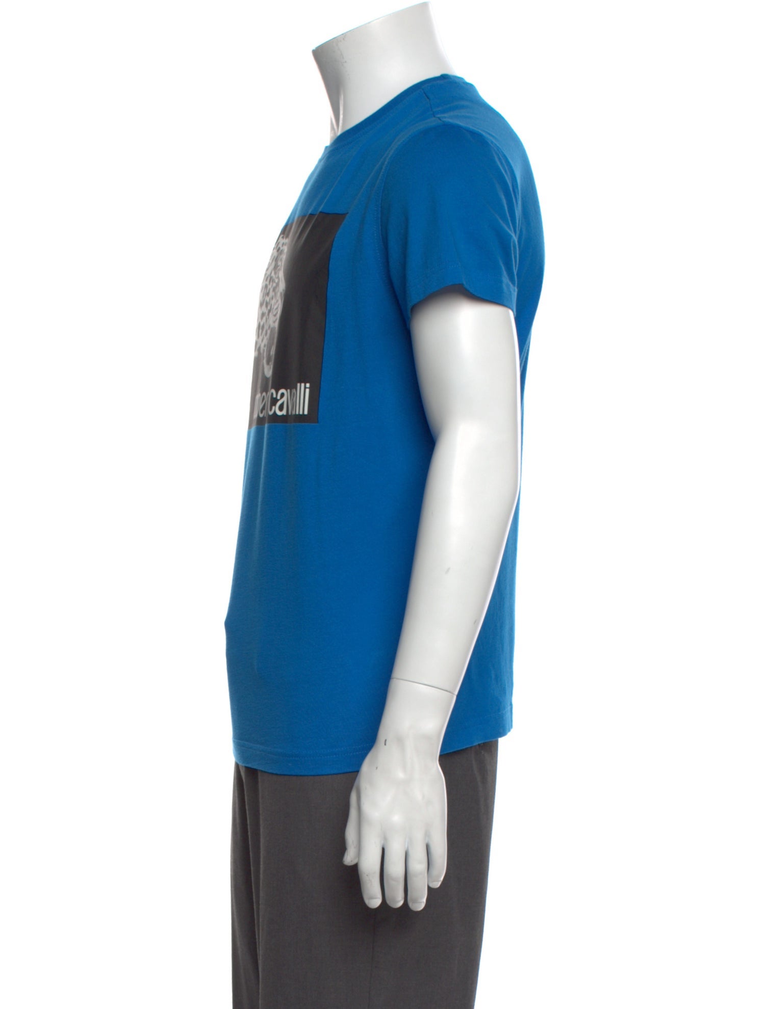 Roberto Cavalli Graphic Print Crew Neck T-Shirt