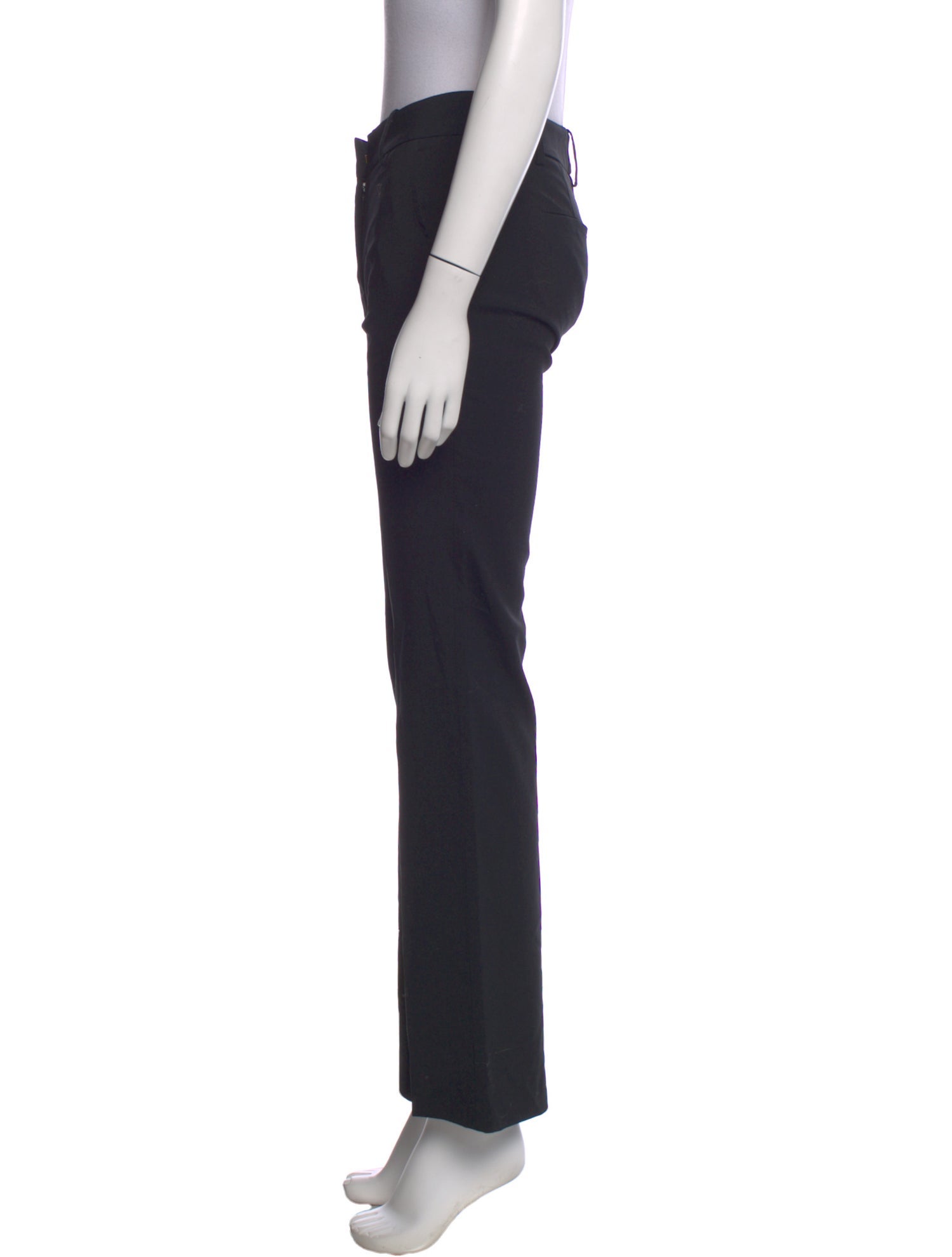 Roberto Cavalli Virgin Wool Flared Pants